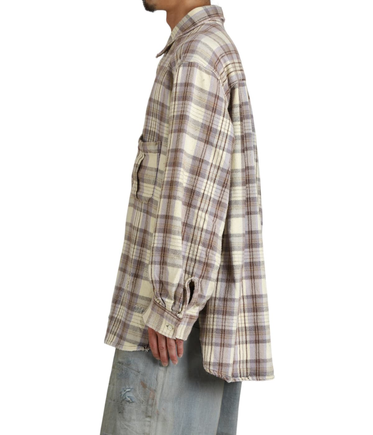 NEL CHECK OVER WORK SHIRT | ANCELLM(アンセルム) / トップス 長袖