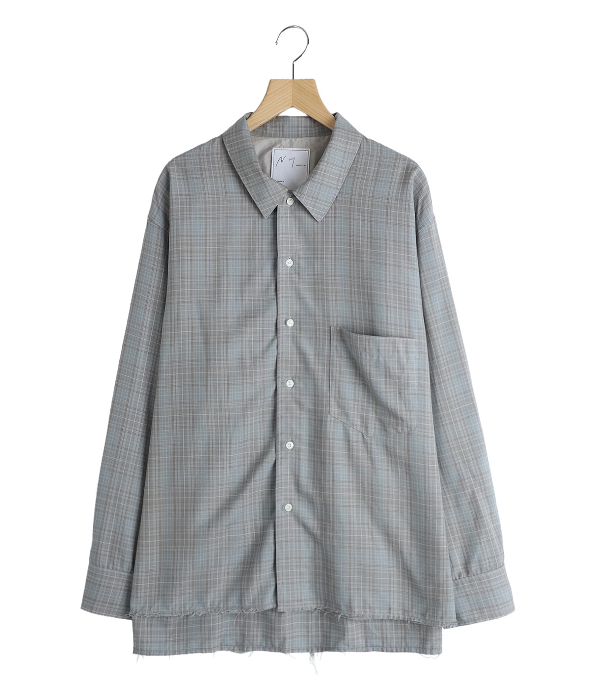 AGING RAYON CHECK SHIRT | ANCELLM(アンセルム) / トップス 長袖
