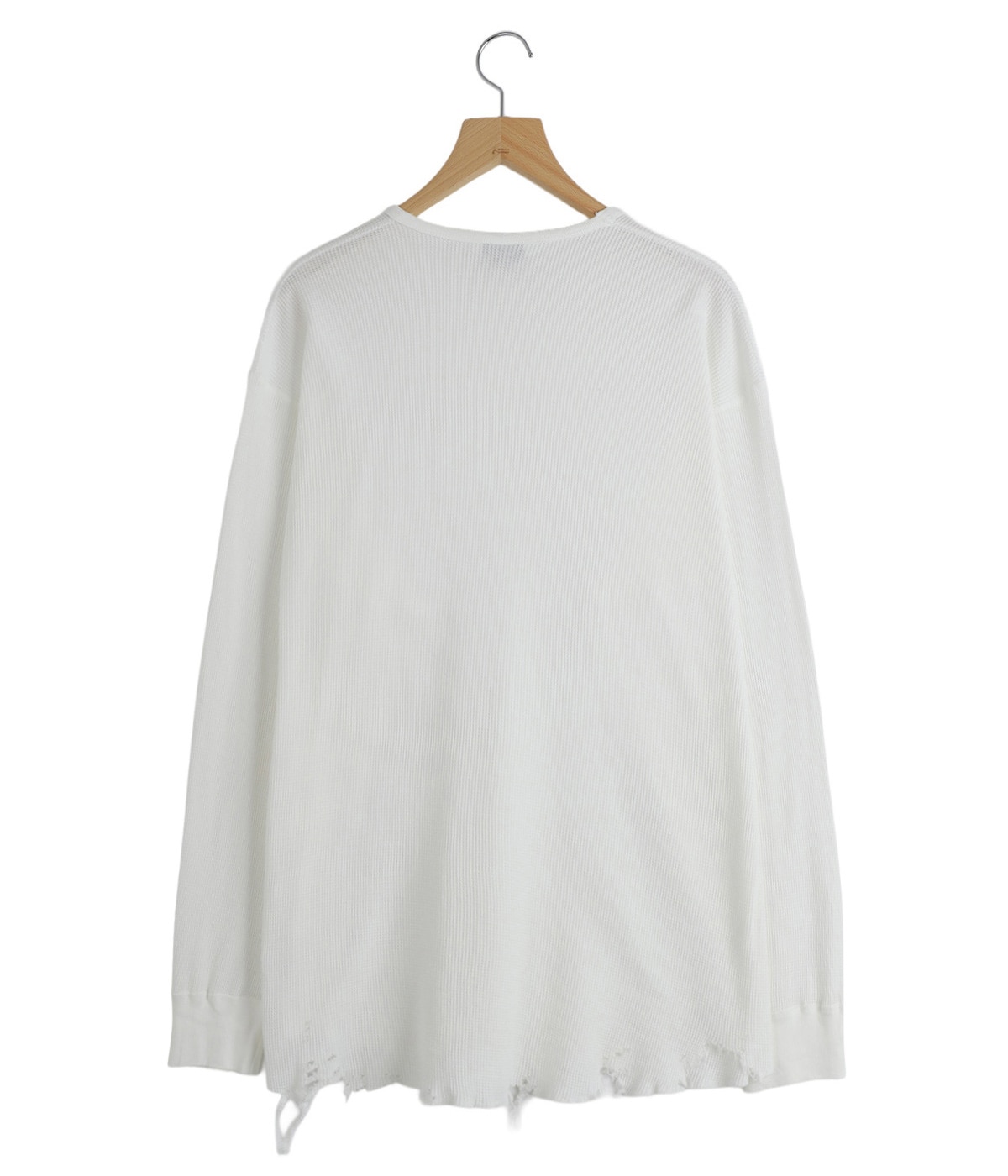 DAMAGE WAFFLE CREW LS | ANCELLM(アンセルム) / トップス カットソー