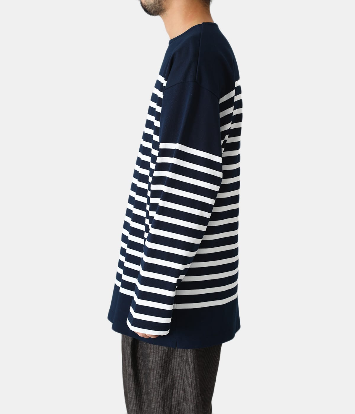 AUBERGE BIG CHARLOTTE ボーダー カットソー　黒白44 Brilla per il gusto tシャツ AUBERGE / BIG CHARLOTTE ボーダー