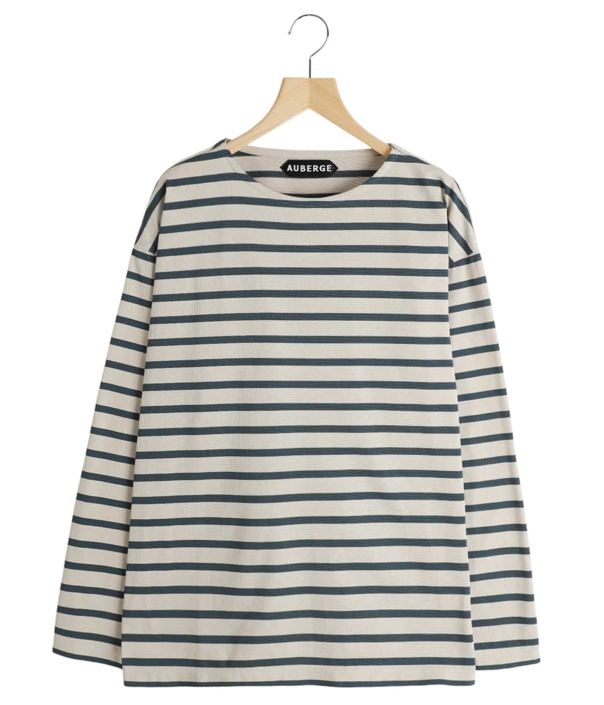 【美品】AUBERGE cocoストライプ 長袖カットソー 美品】AUBERGE cocoストライプ 長袖カットソー
