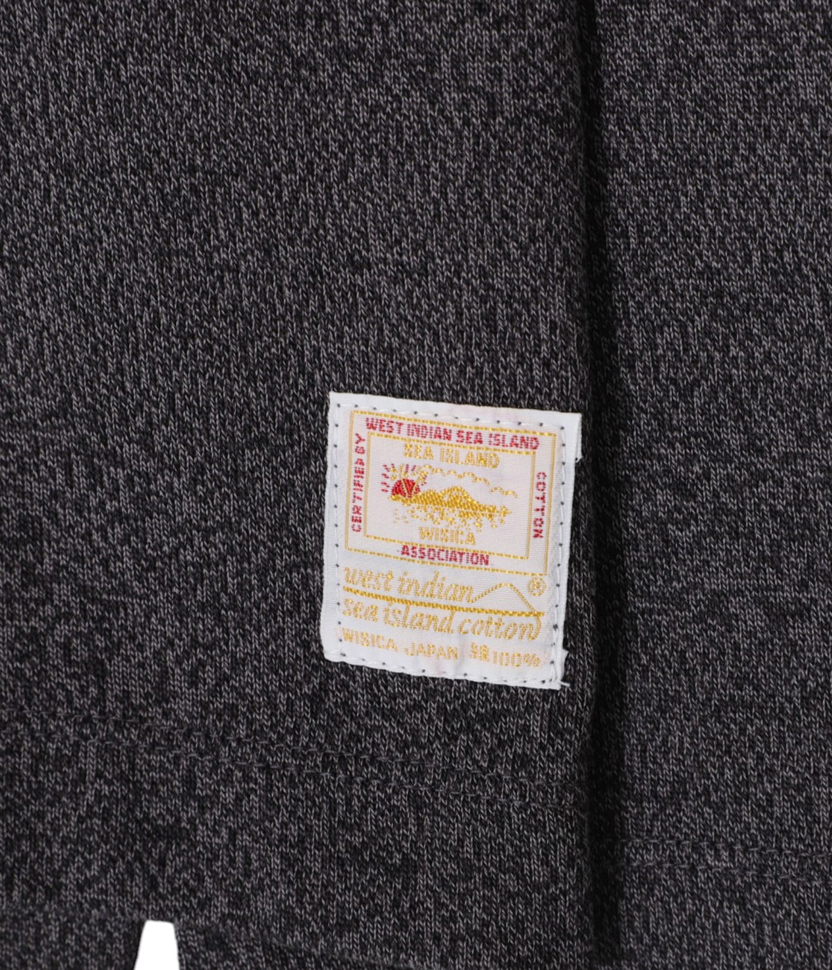 AUBERGE 長袖カットソー 黒/ベージュストライプ BIG CHARLOTTE Ⅱ