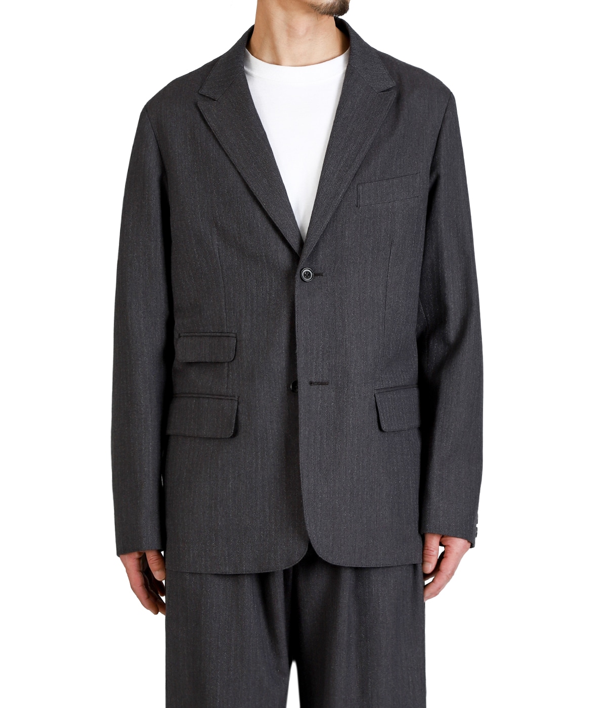 美品✨AUBERGE リネン100% チャイナジャケット ブラック 別注 60s 70s UNKNOWN ビンテージ コットン×リネン チャイナ ブラック