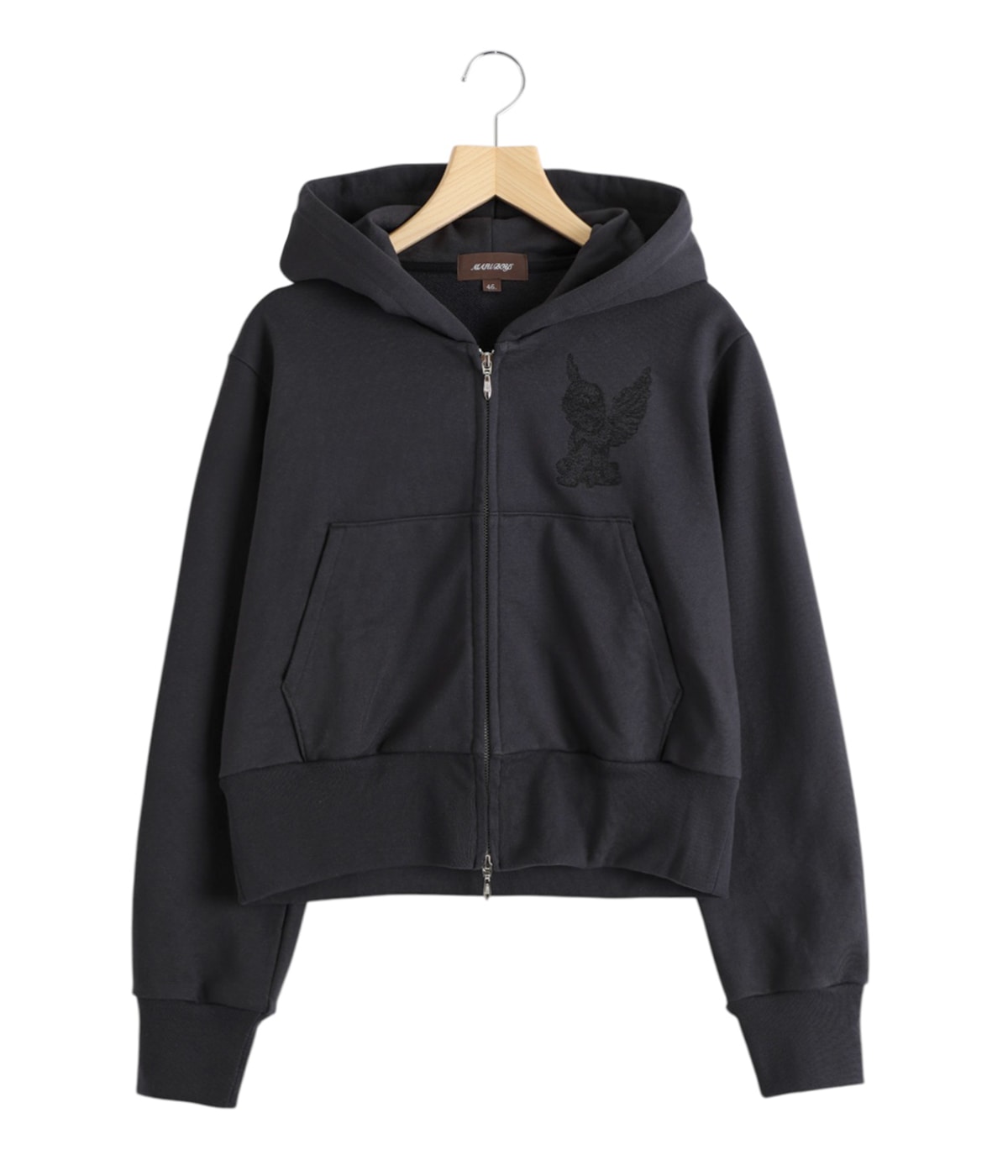 【未開封新品】TM NETWORK +01 ジップアップパーカー ブラック　L 刺繍ジップパーカー（L） / TM NETWORK 2024 FANKS! inside : TM
