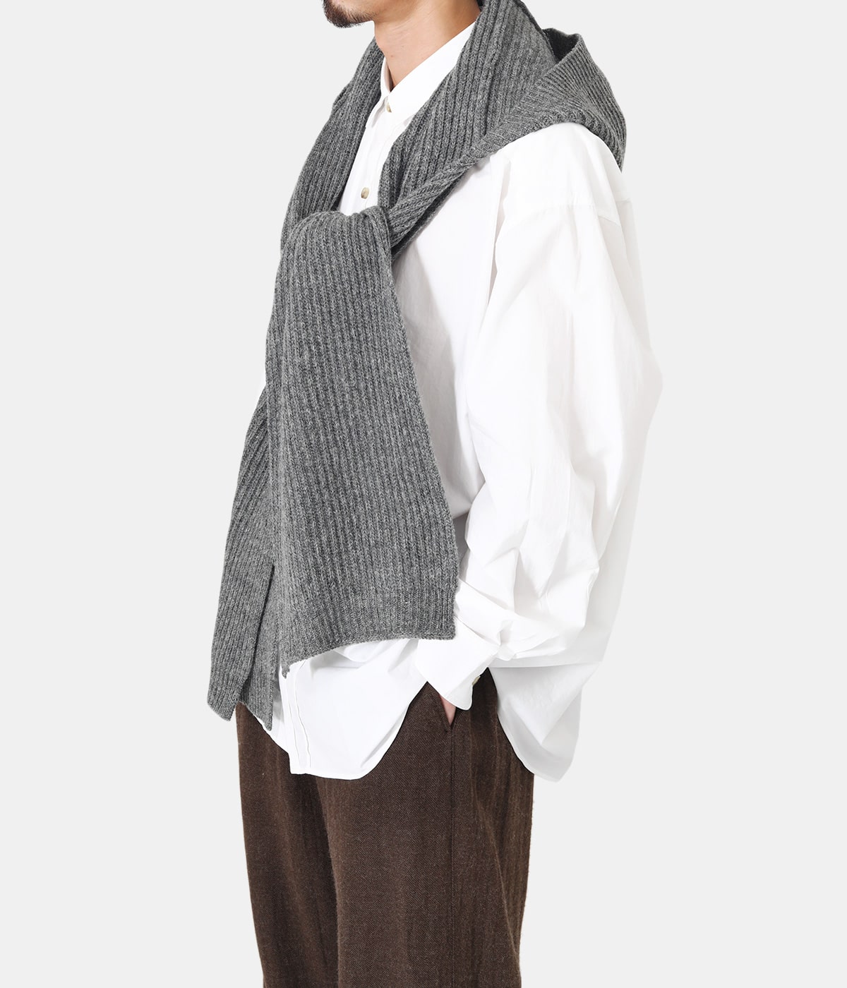 WOOL HOODIE MUFFLER | BALLAST ARK(バラストアーク