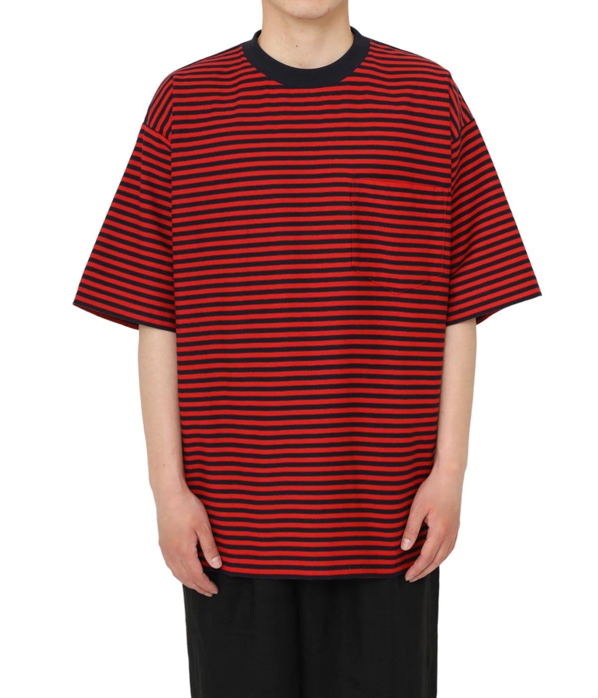◆美品◆batak バタク◆ビスポーク トラウザーズ◆ドミンクス◆古着 BORDER S/S POCKET TEE | BALLAST ARK(バラストアーク