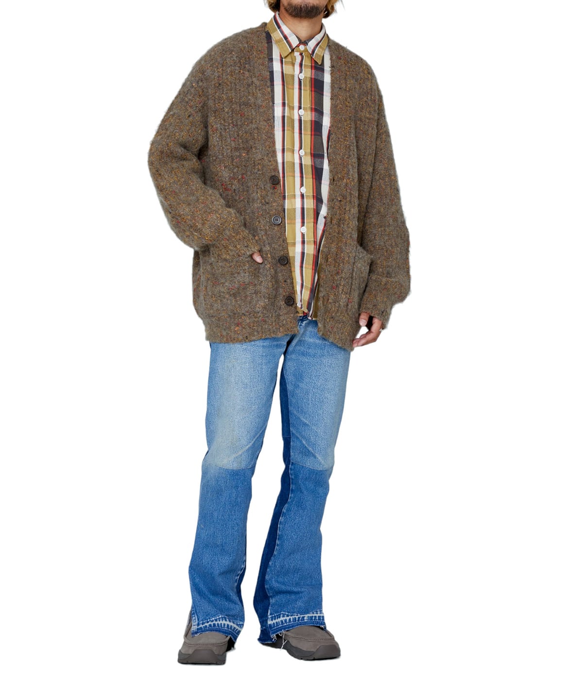V/N SHAGGY NEP CARDIGAN | BALLAST ARK(バラストアーク