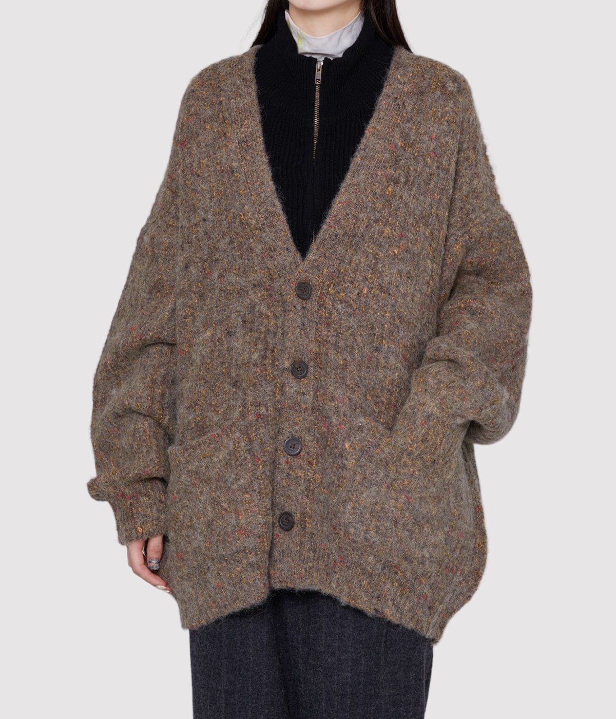 V/N SHAGGY NEP CARDIGAN | BALLAST ARK(バラストアーク) / トップス