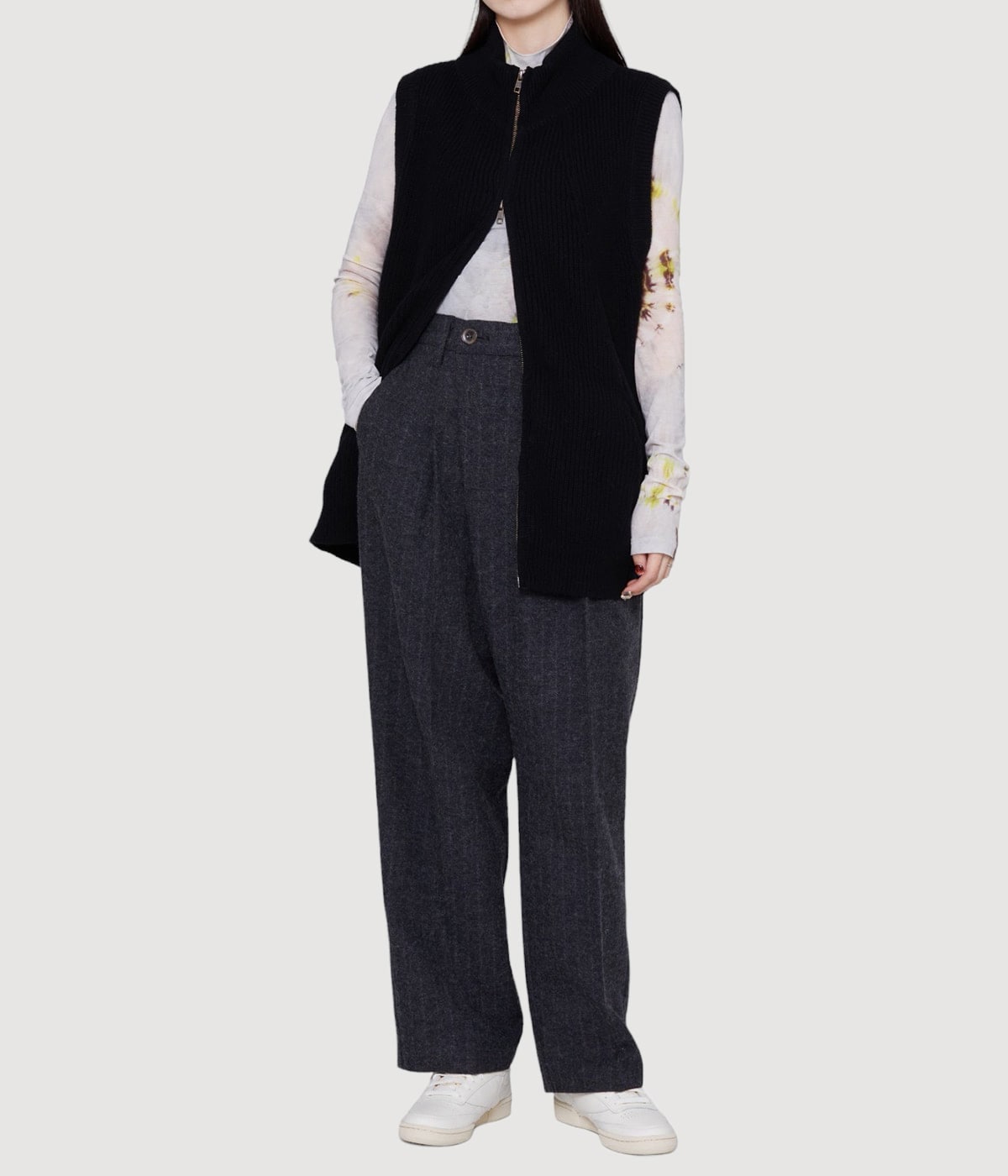 model（164cm） 着用サイズ：M