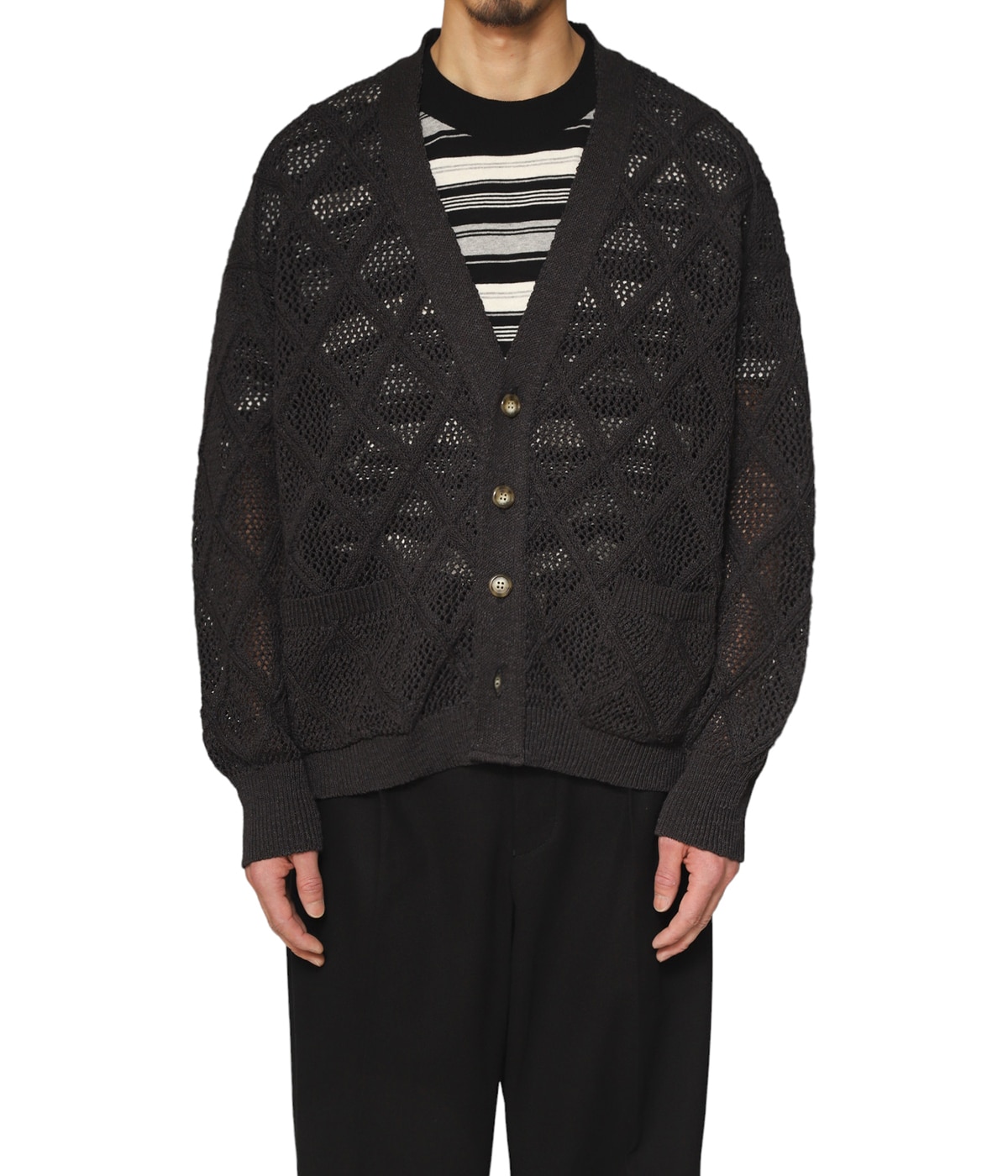 トップス BALLAST ARK MESH CARDIGAN DAIYA MESH CARDIGAN | BALLAST ARK(バラストアーク) / トップス