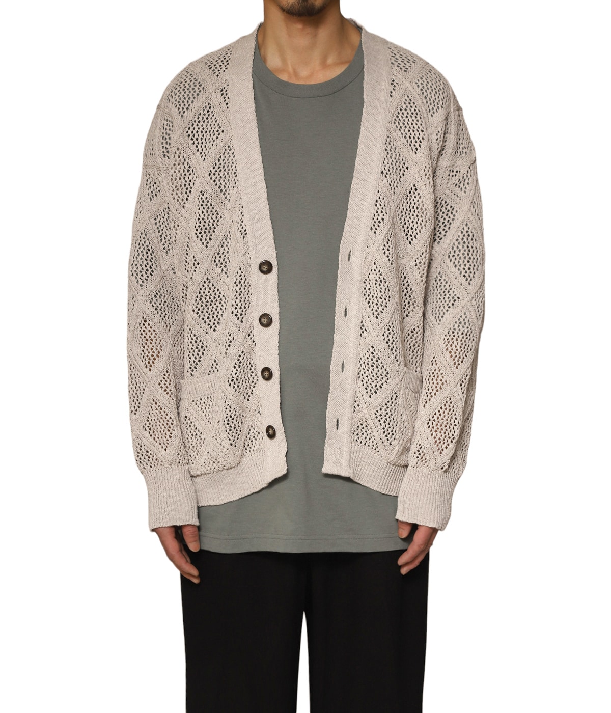 トップス BALLAST ARK MESH CARDIGAN DAIYA MESH CARDIGAN | BALLAST ARK(バラストアーク) / トップス