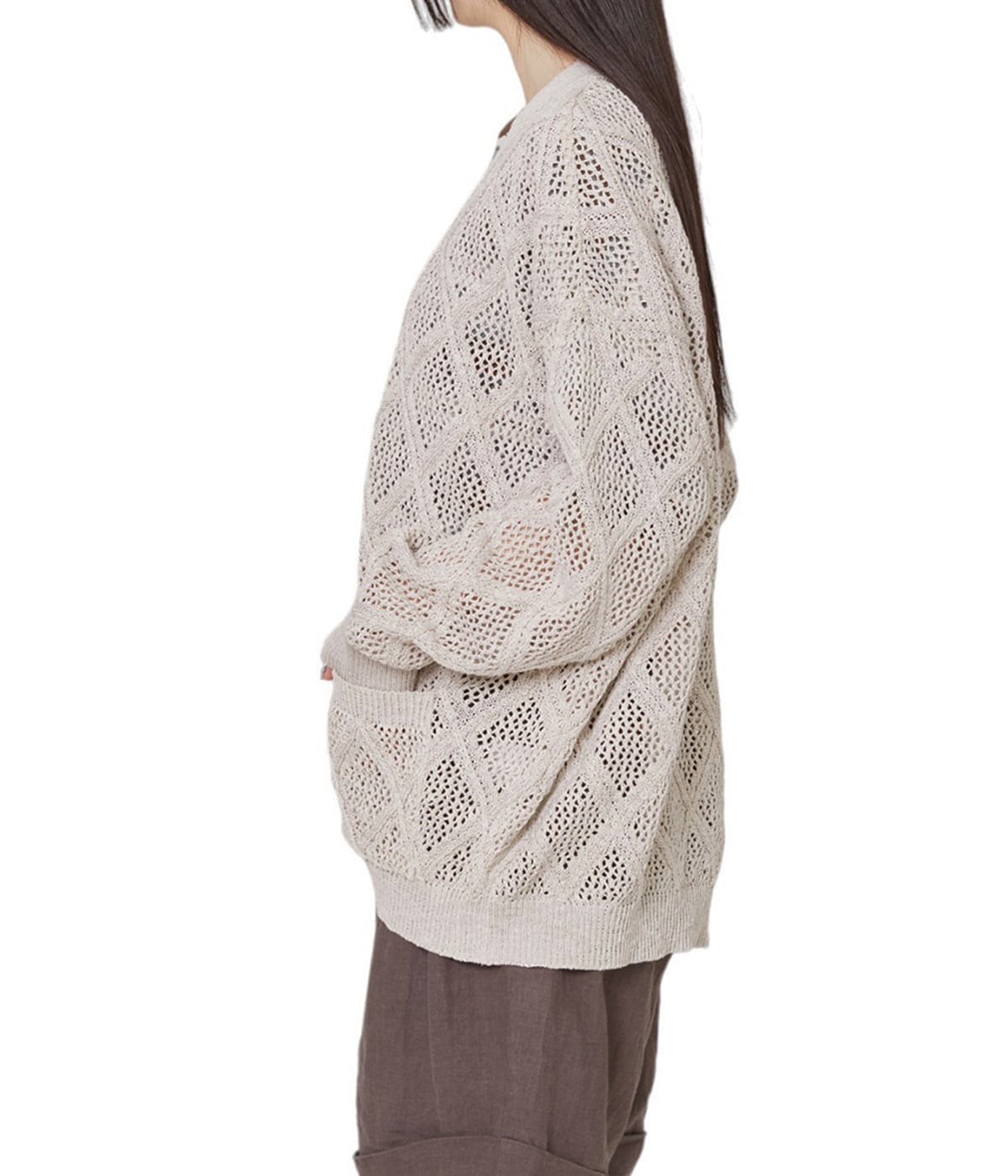 DAIYA MESH CARDIGAN | BALLAST ARK(バラストアーク) / トップス