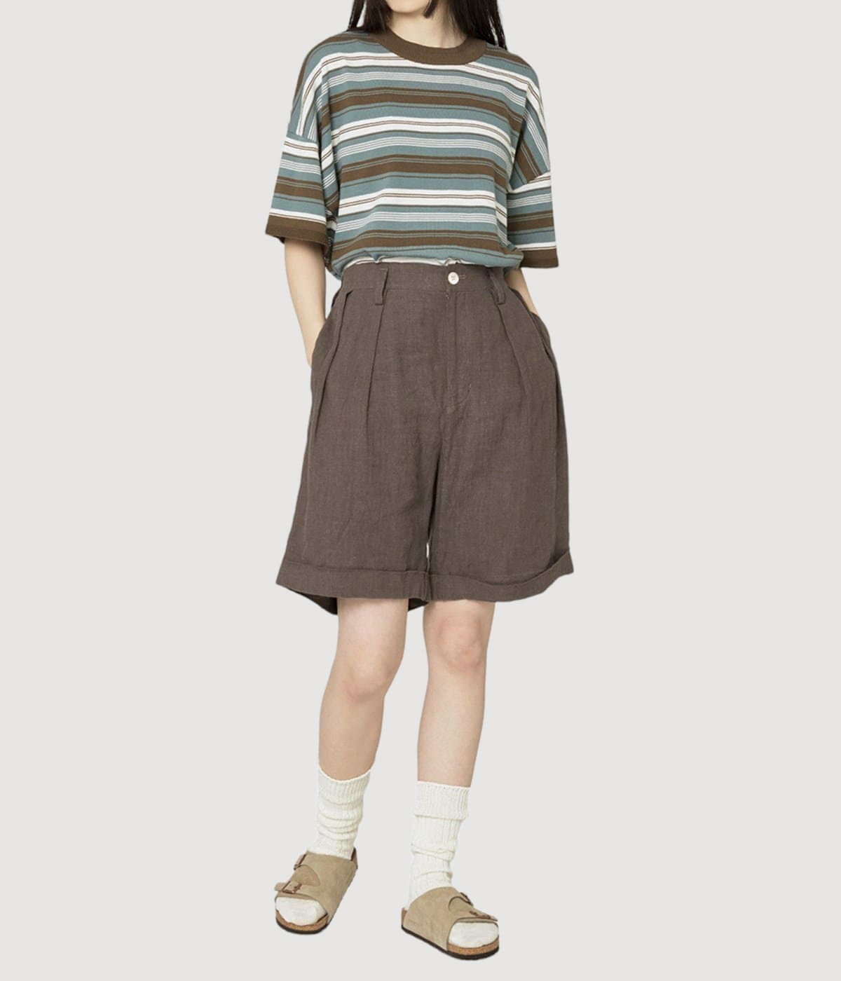 model（164cm） 着用サイズ：M