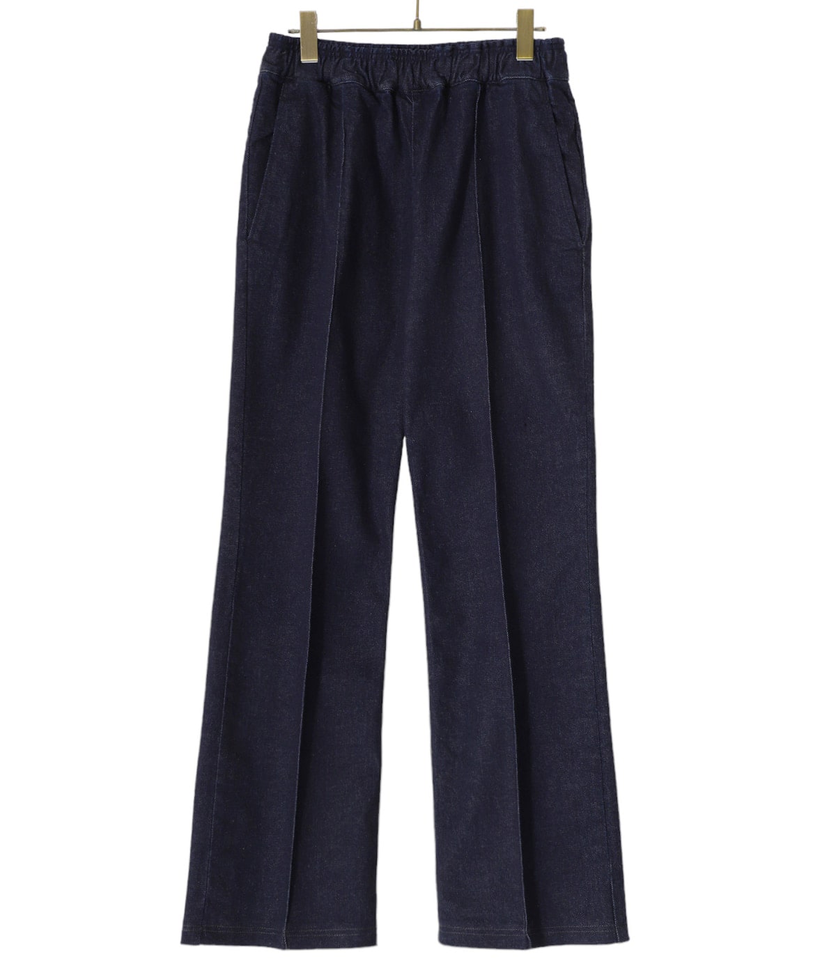 FLARE EASY STRETCH DENIM PANTS