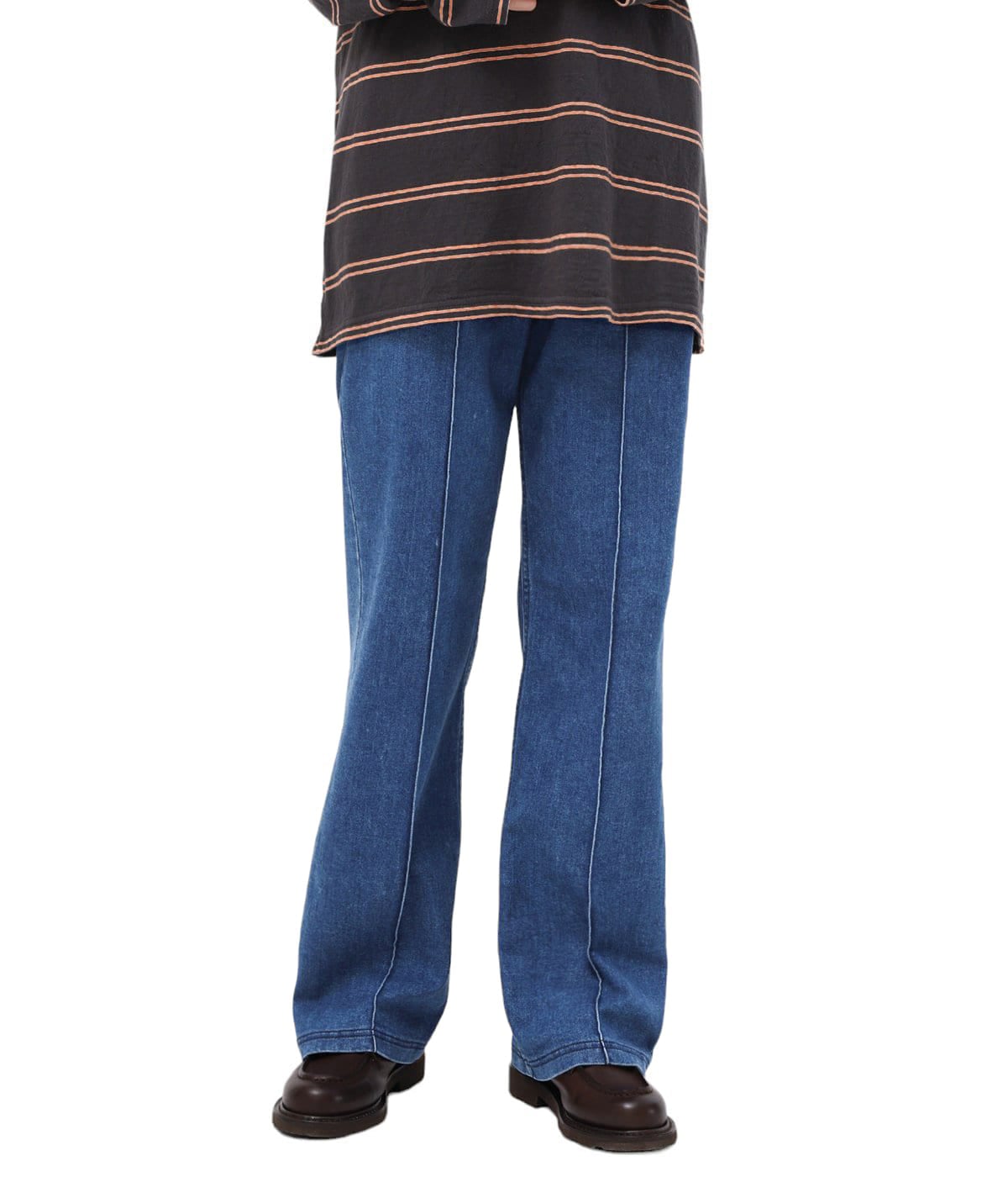 FLARE EASY STRETCH DENIM PANTS | BALLAST ARK(バラストアーク