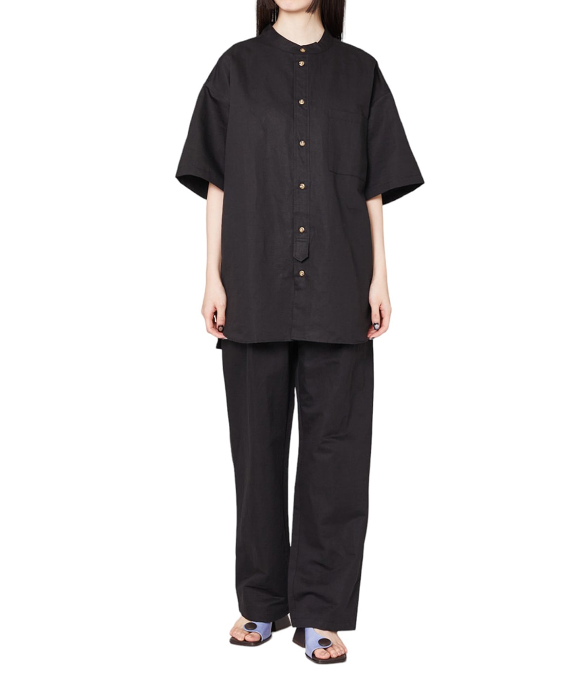 COTTON LINEN 2TUCK EASY PANTS | BALLAST ARK(バラストアーク