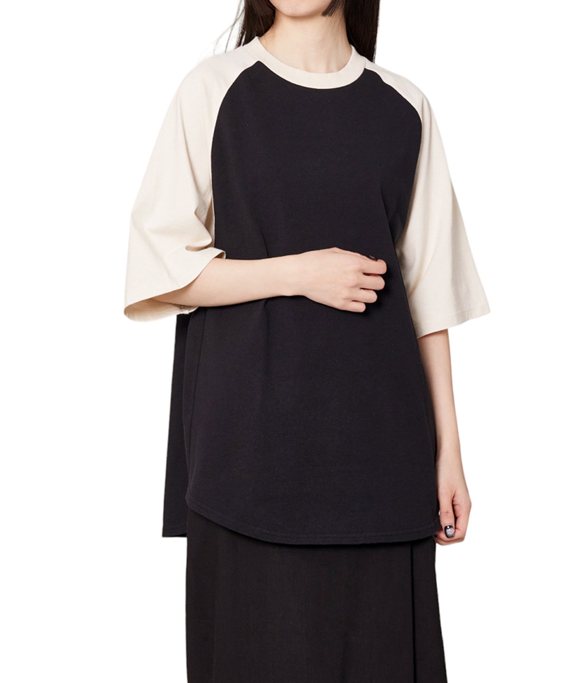 model（164cm） 着用サイズ：M