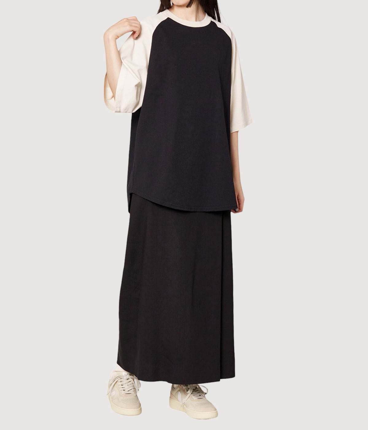 model（164cm） 着用サイズ：M