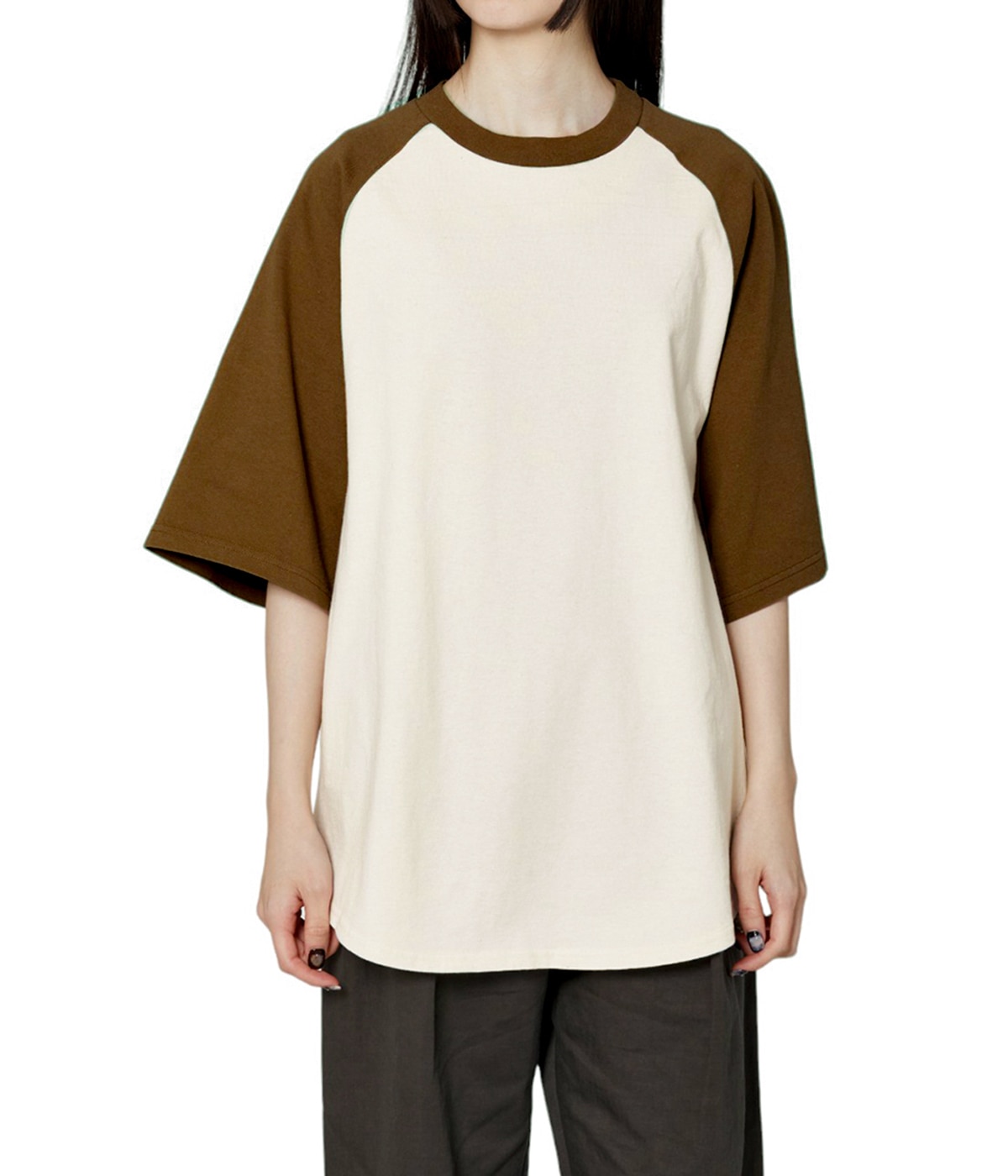 model（164cm） 着用サイズ：M
