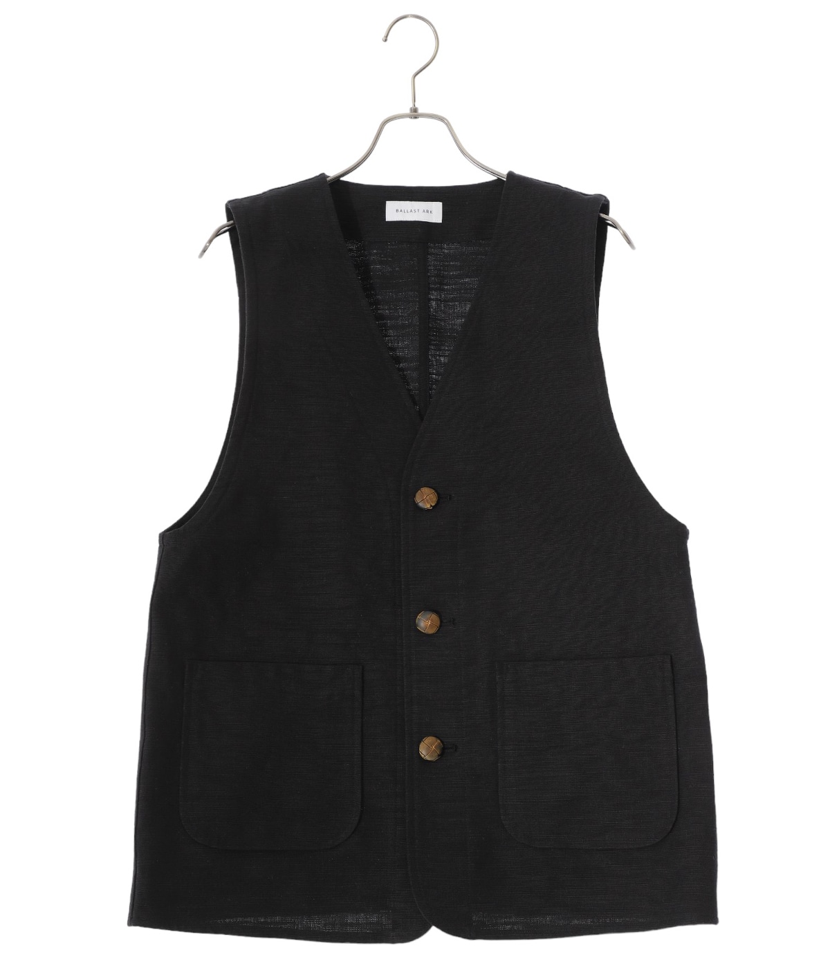 SLUB LINEN VEST