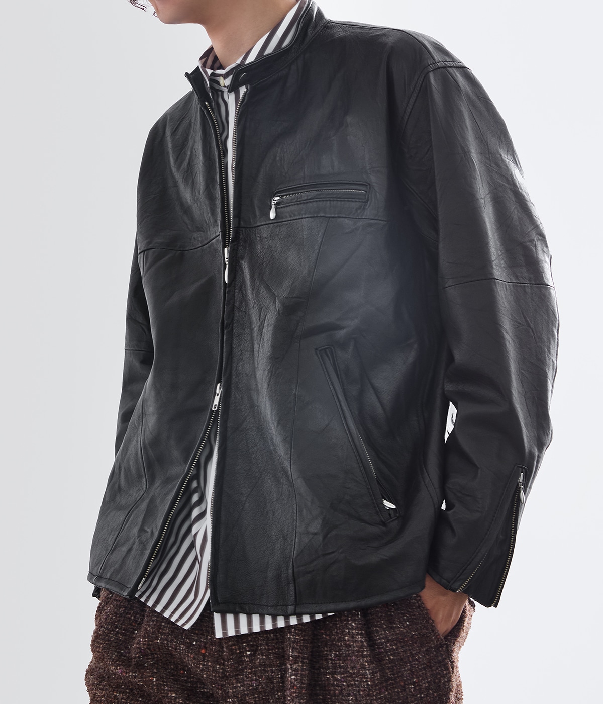 UPCYCLING LEATHER JACKET