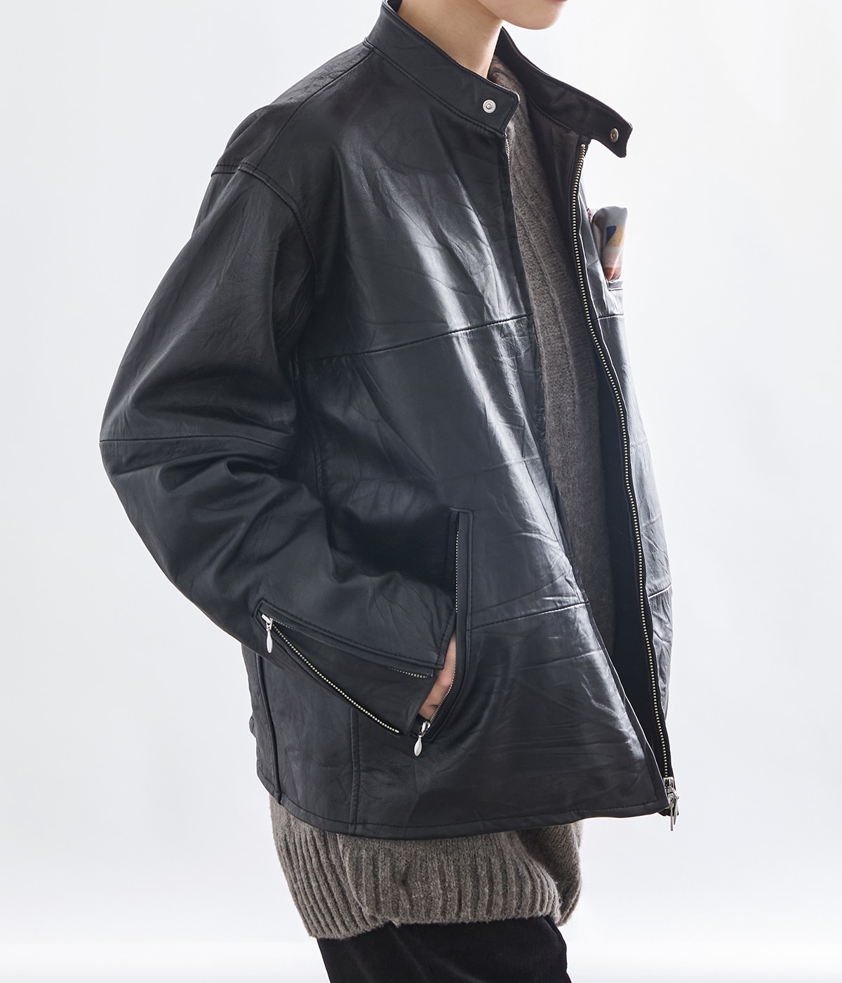 model（166cm） 着用サイズ：M