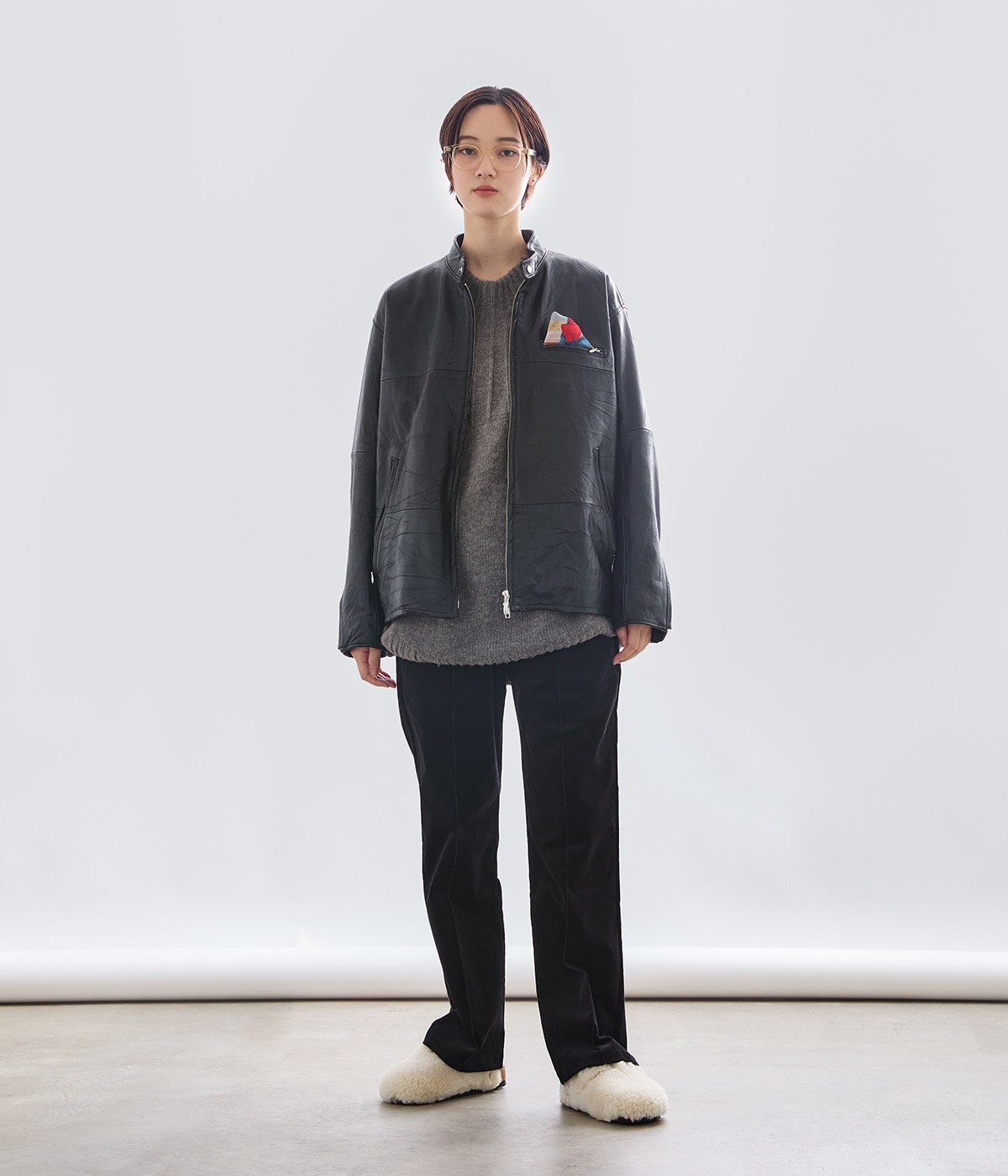 model（166cm） 着用サイズ：M