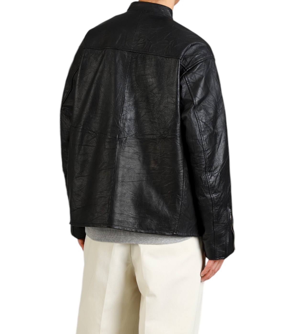 【新品】BALLAST ARK フェイクレザージャケット UPCYCLING LEATHER JACKET | BALLAST ARK(バラストアーク