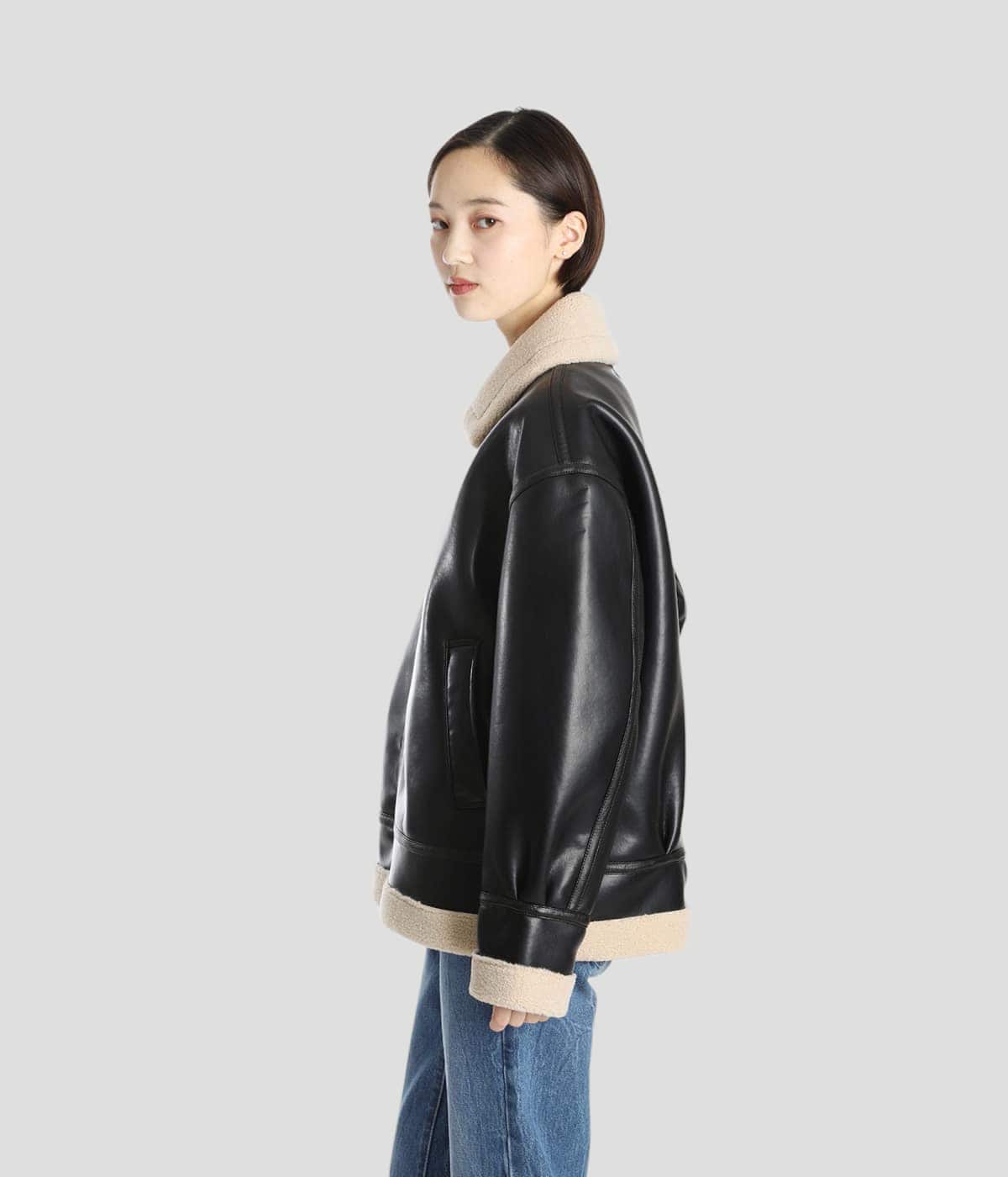 model（166cm） 着用サイズ：M