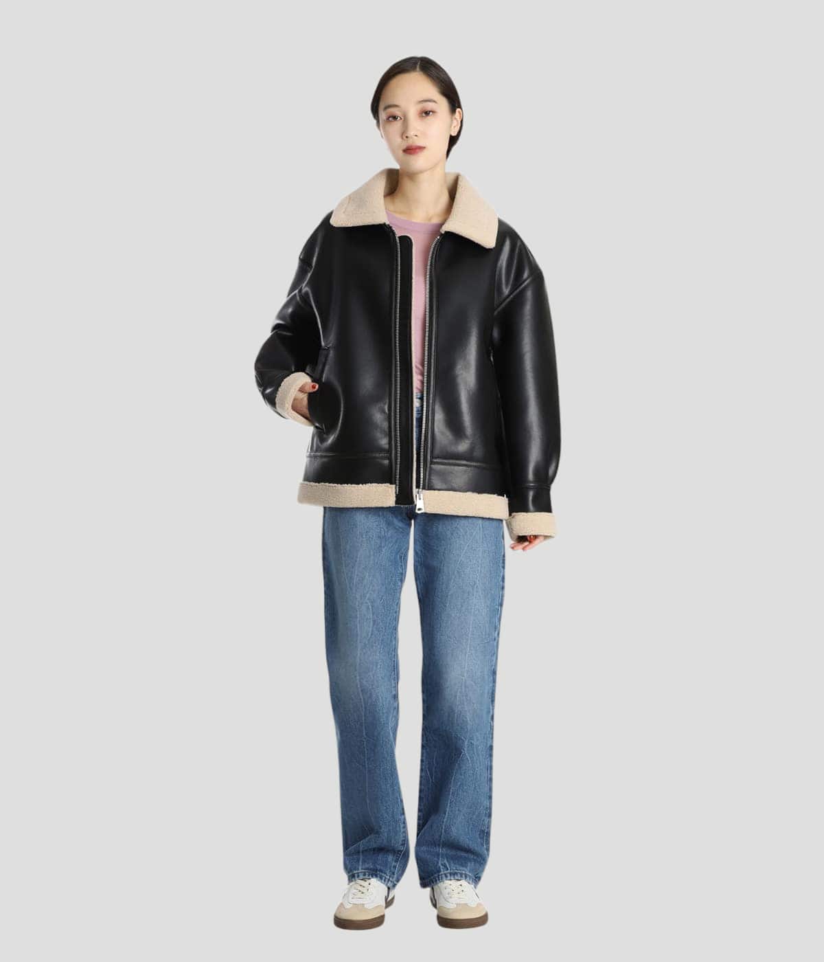 model（166cm） 着用サイズ：M