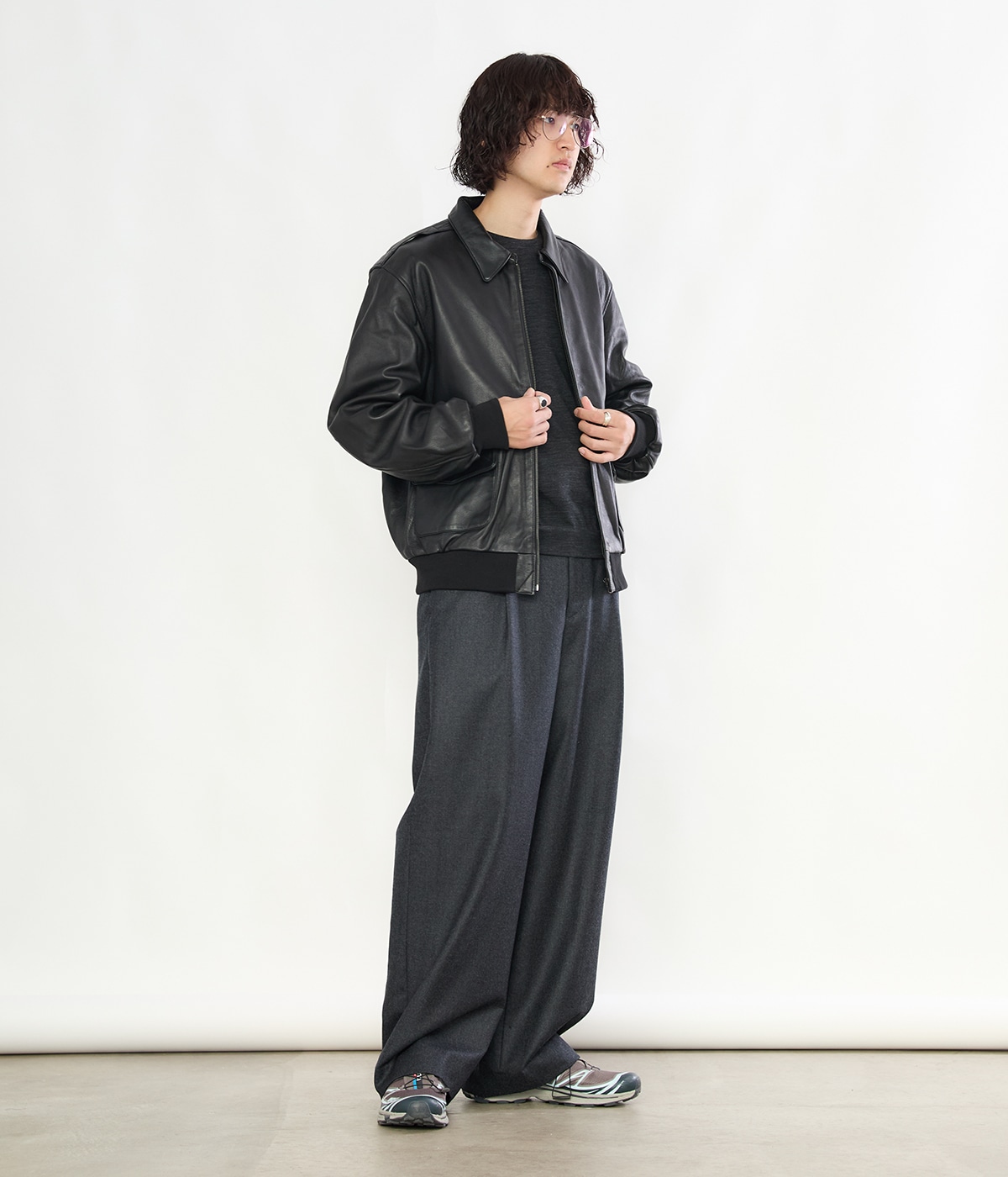 ■■送料無料■ELAN■メンズスキー4点セット■板160/靴26.5■WAX済■ A-2 SHEEPSKIN JKT | BALLAST ARK(バラストアーク) / アウター