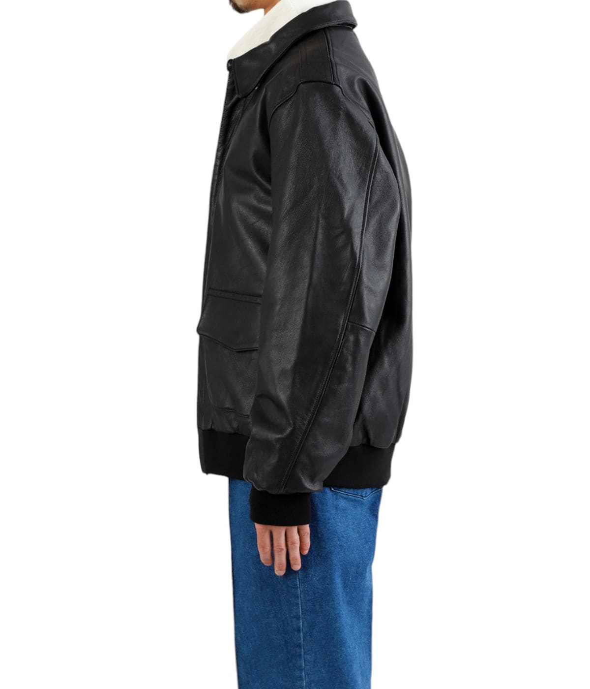 Shearling ブラック レザー ボアジャケット ZARA - 【完売品】ZARA ボア&フェイクレザージャケット Lサイズ