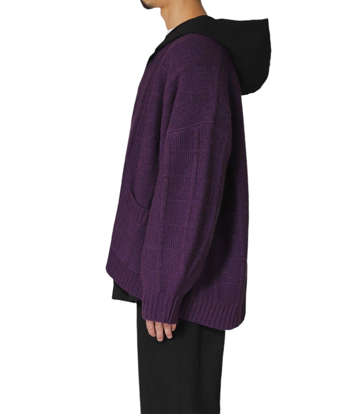 BALLAST ARK カーディガン PILE LAME KNIT CARDIGAN | BALLAST ARK(バラストアーク