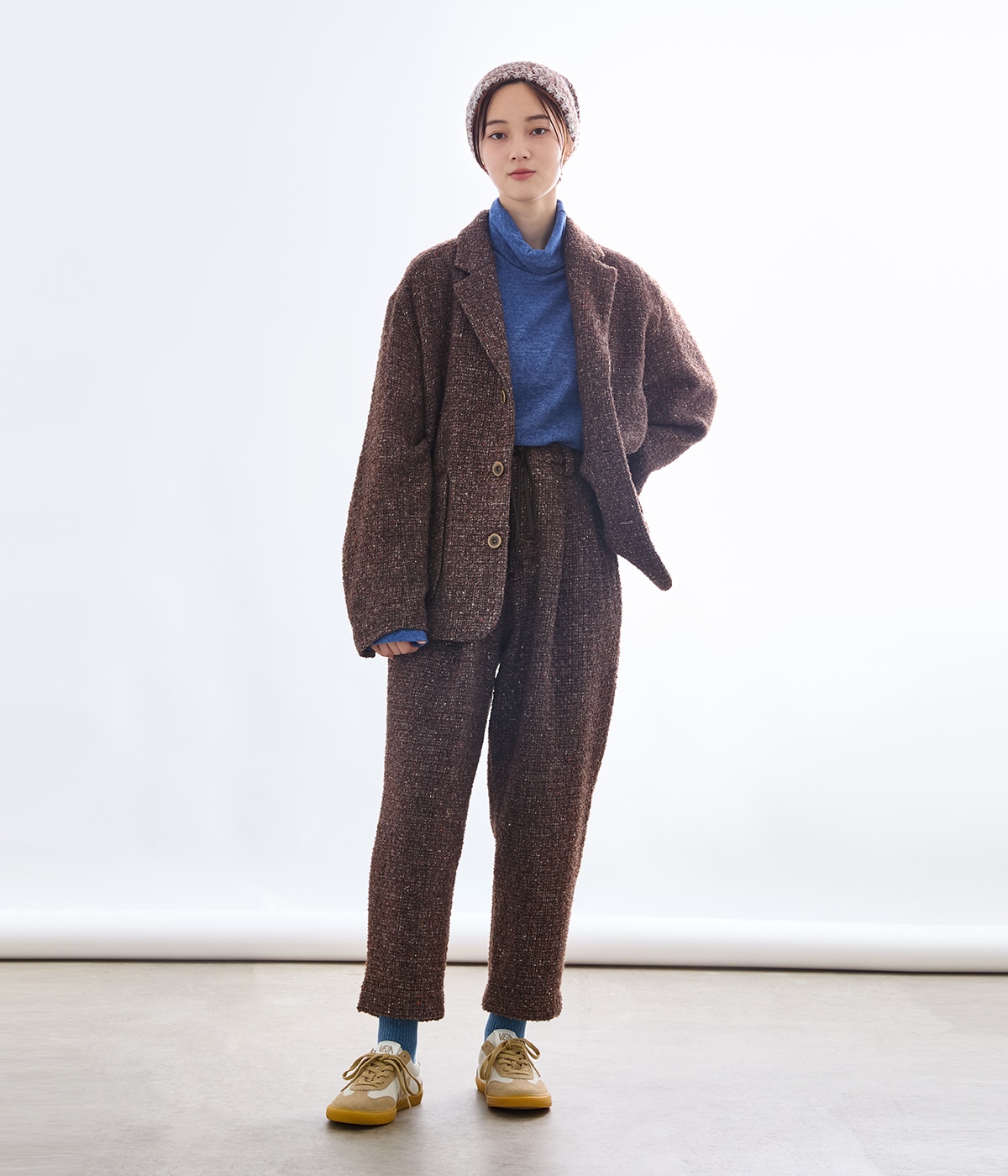 model（166cm） 着用サイズ：M