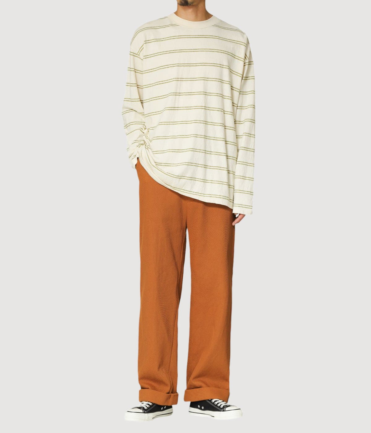 model（175cm / 60kg）B85 W75 H92 着用サイズ：L