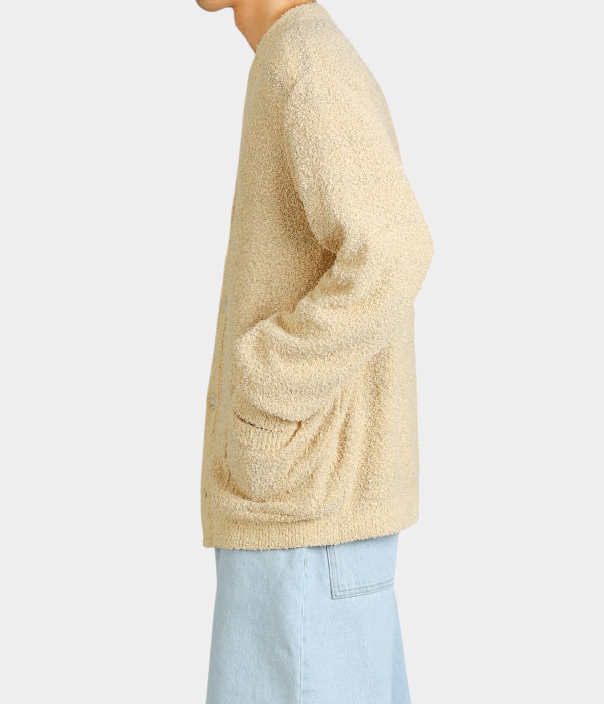 PILE LAME KNIT CARDIGAN | BALLAST ARK(バラストアーク) / トップス
