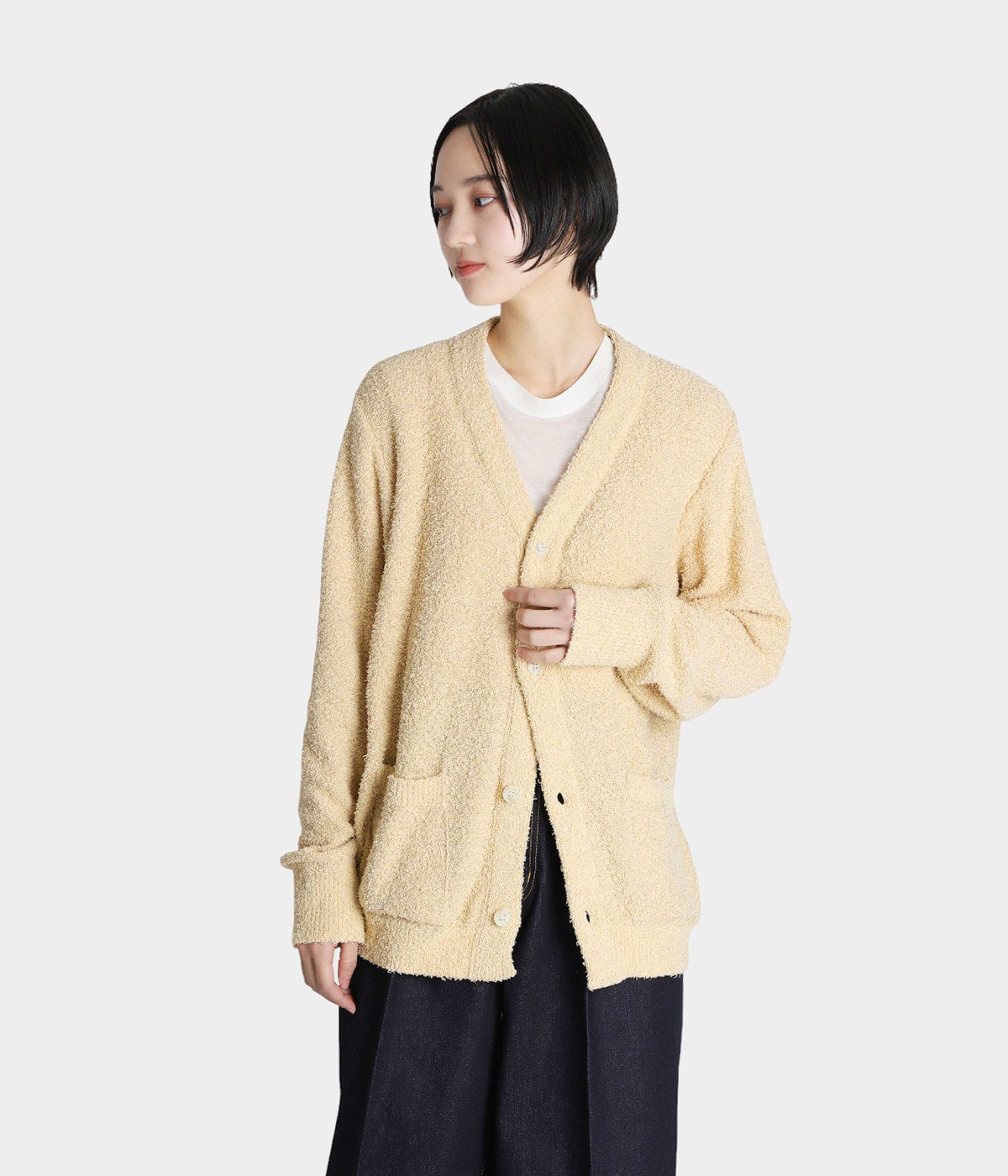 PILE LAME KNIT CARDIGAN | BALLAST ARK(バラストアーク) / トップス