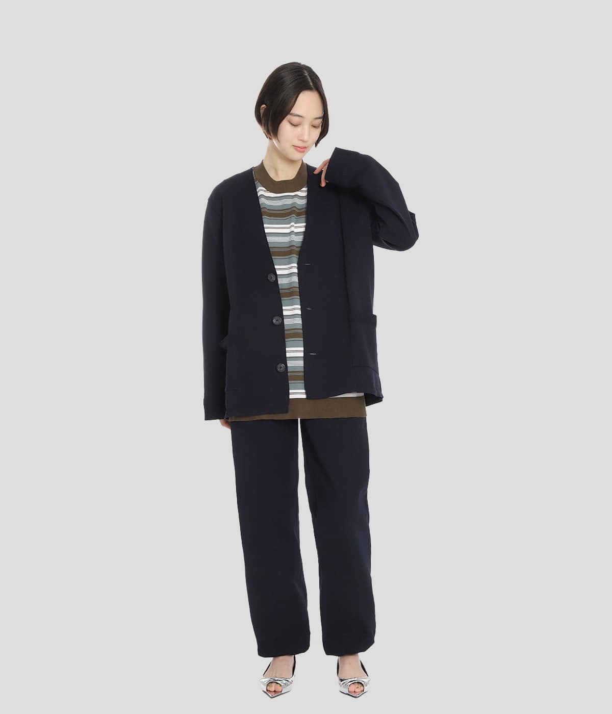 model（166cm） 着用サイズ：M