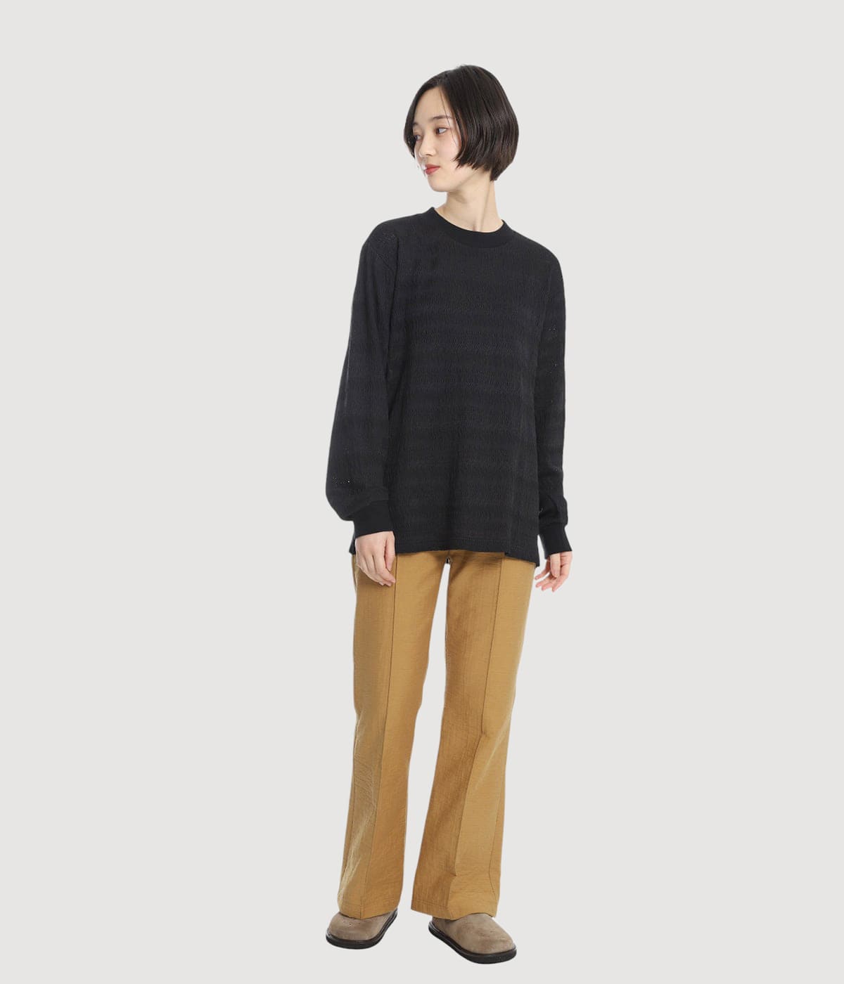 model（166cm） 着用サイズ：M