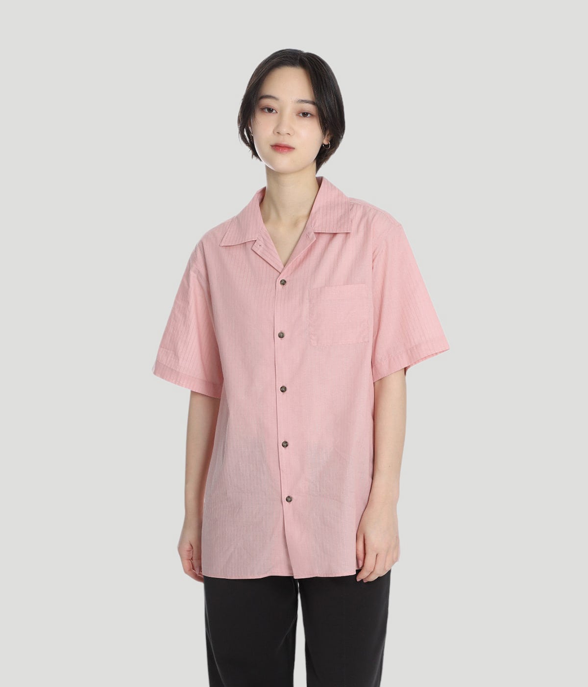 DOBBY DOT STRIPE S/S SHIRT | BALLAST ARK(バラストアーク