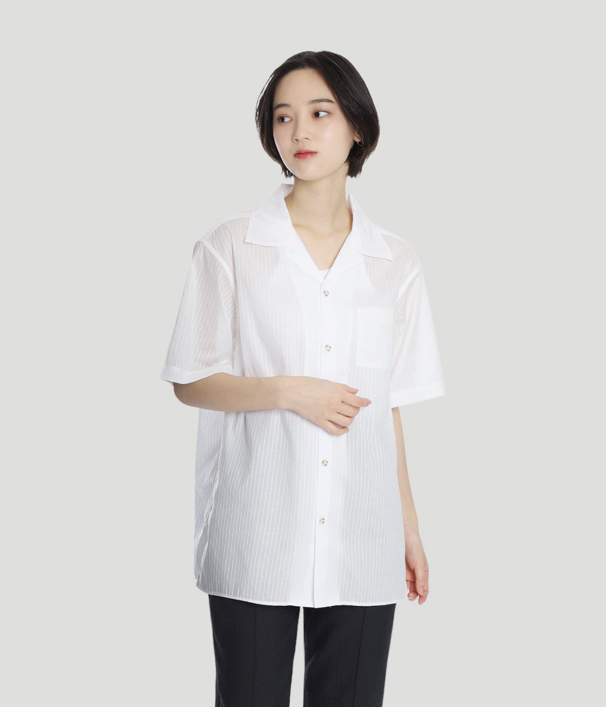 model（166cm） 着用サイズ：M