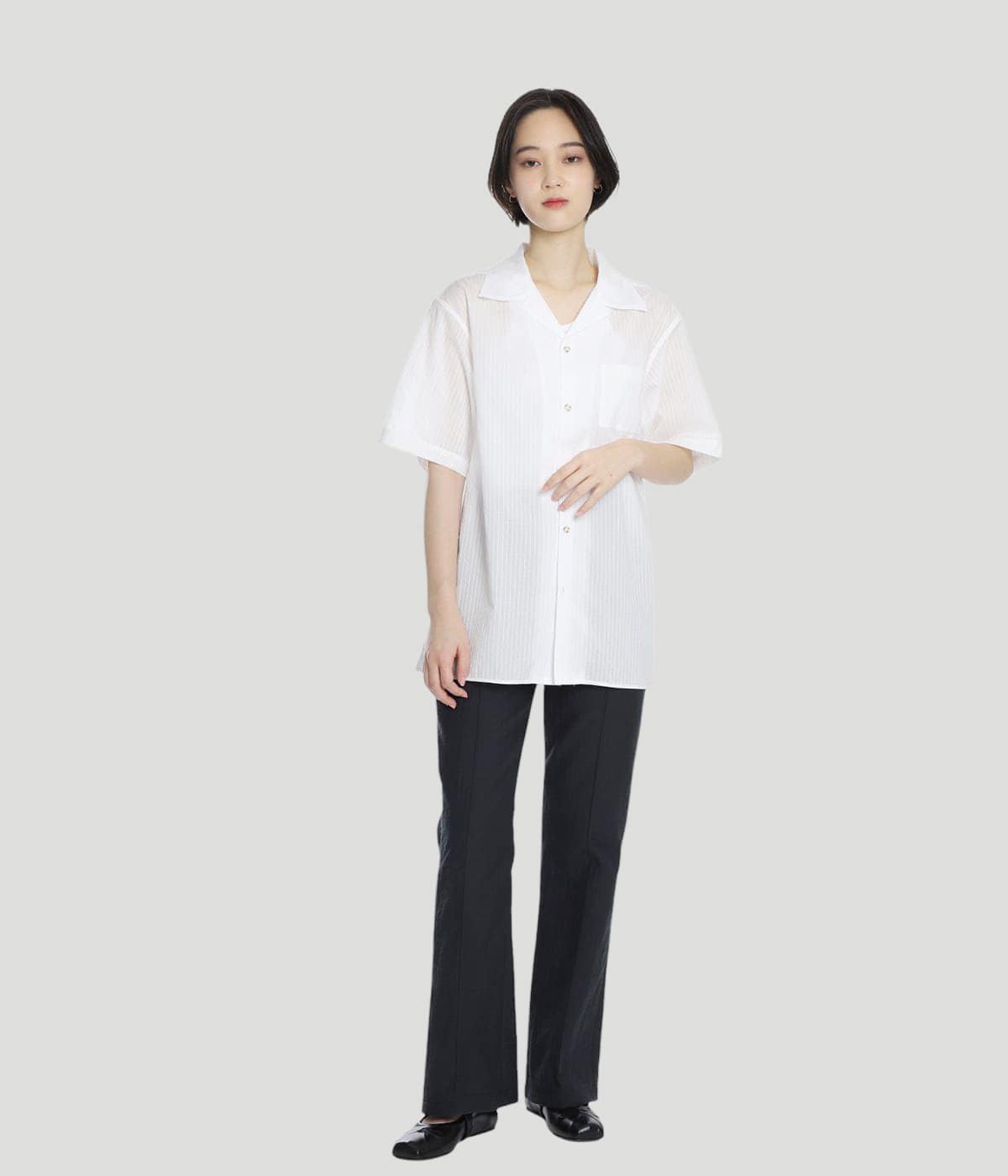 model（166cm） 着用サイズ：M