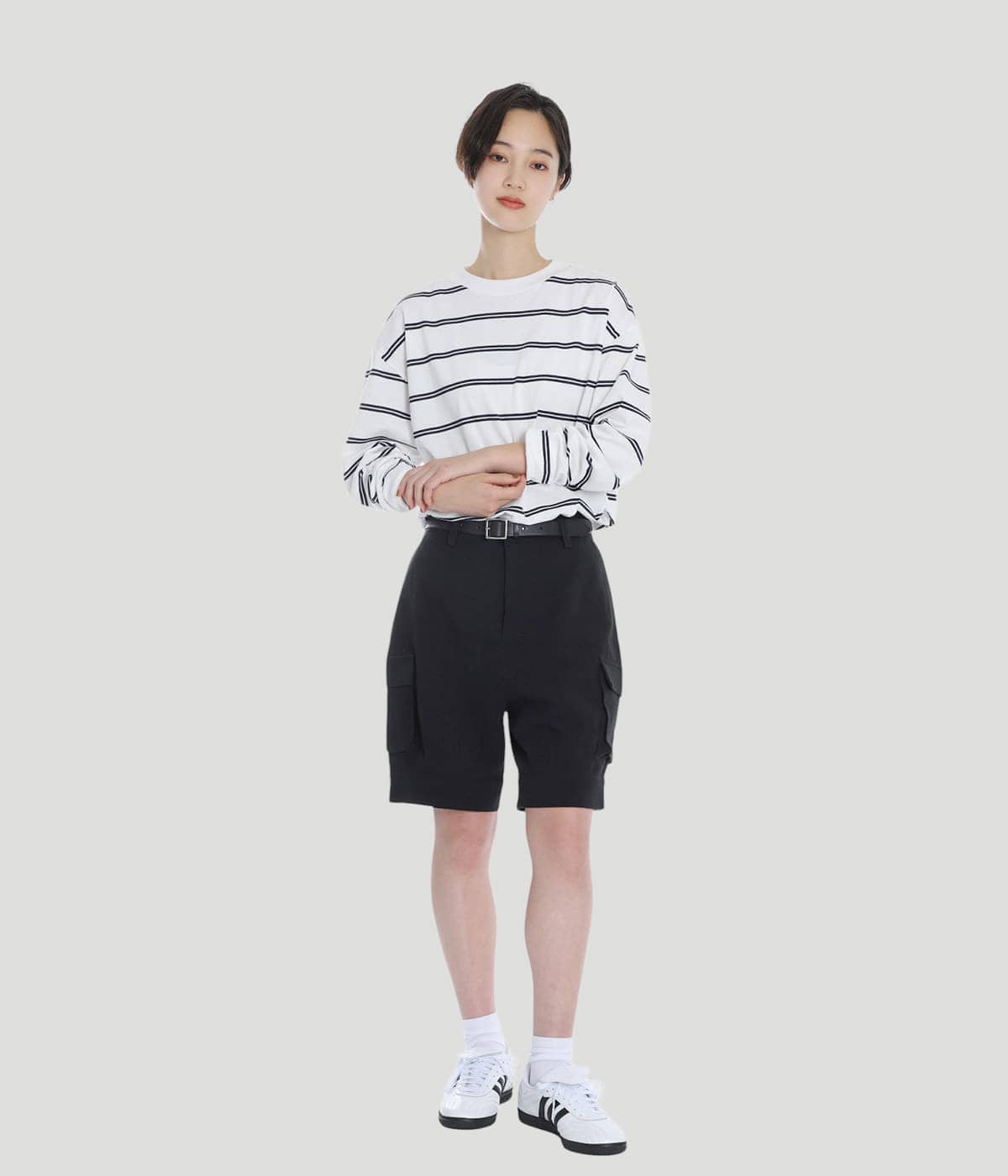 model（166cm） 着用サイズ：M