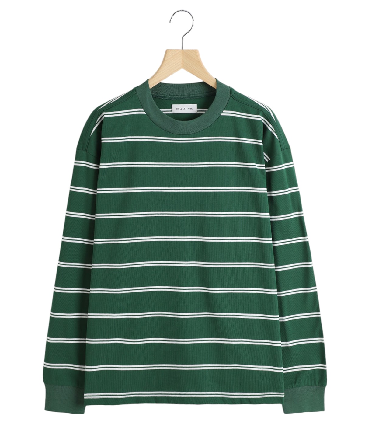ORGANIC COTTON BORDER L/S TEE