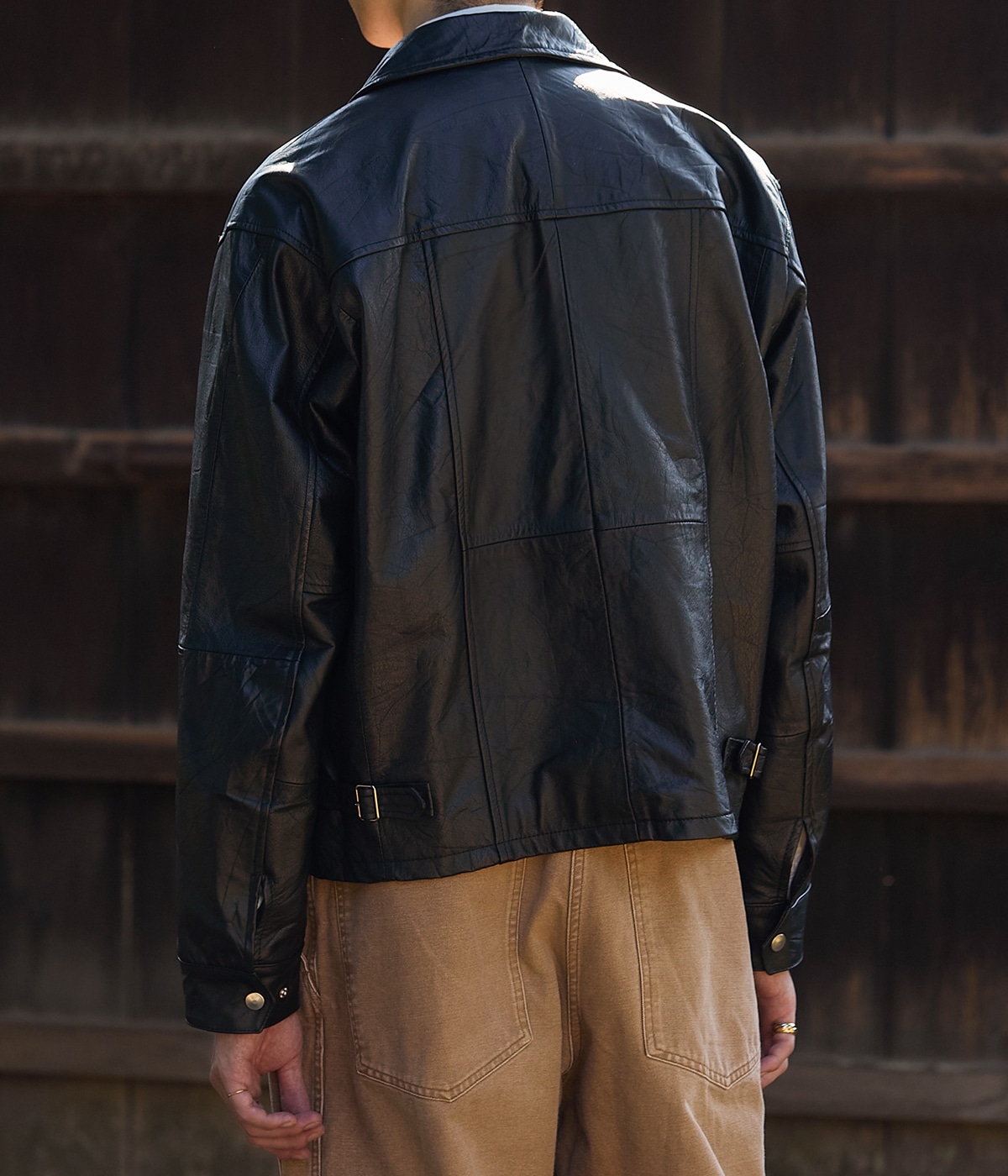 Upcycled Cow Leather Jacket | BALLAST ARK(バラストアーク