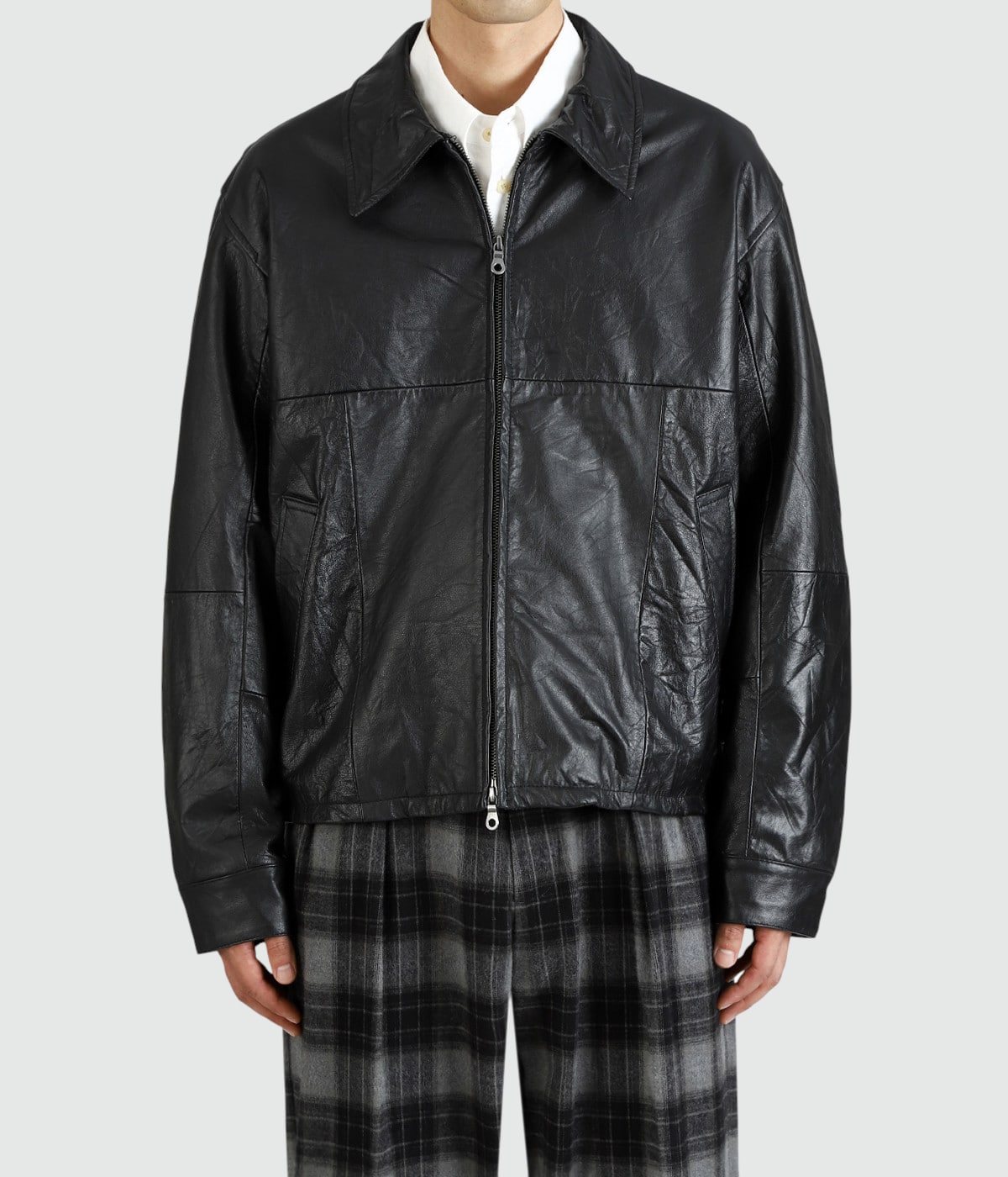 Upcycled Cow Leather Jacket | BALLAST ARK(バラストアーク