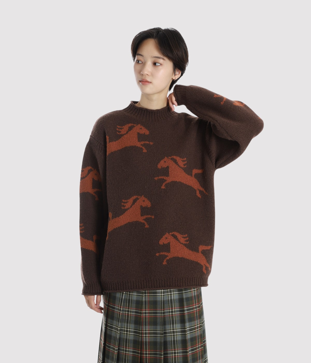 model（166cm） 着用サイズ：M