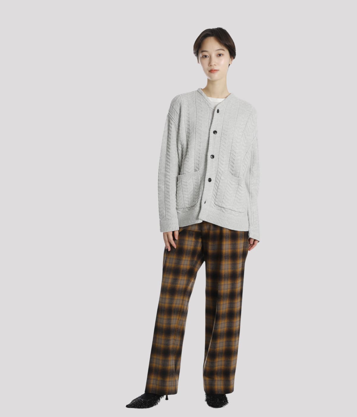 model（166cm） 着用サイズ：M