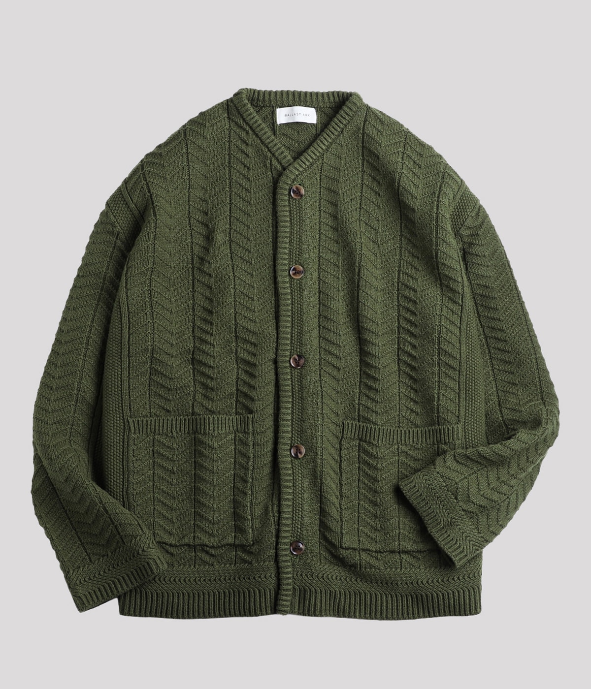 V-Neck Knit Cardigan | BALLAST ARK(バラストアーク