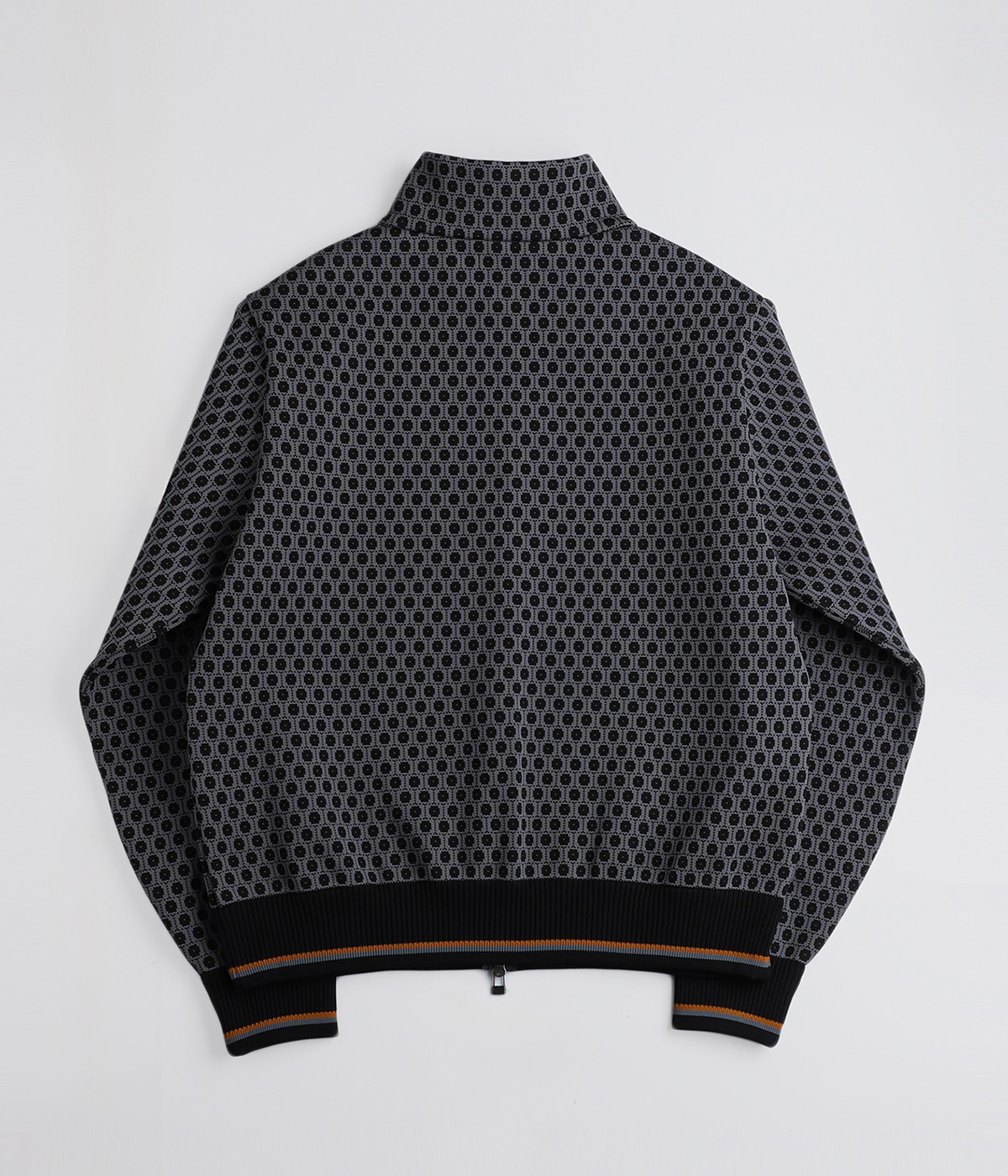 予約】Zip-Up Jacquard Knit Blouson | BALLAST ARK(バラスト